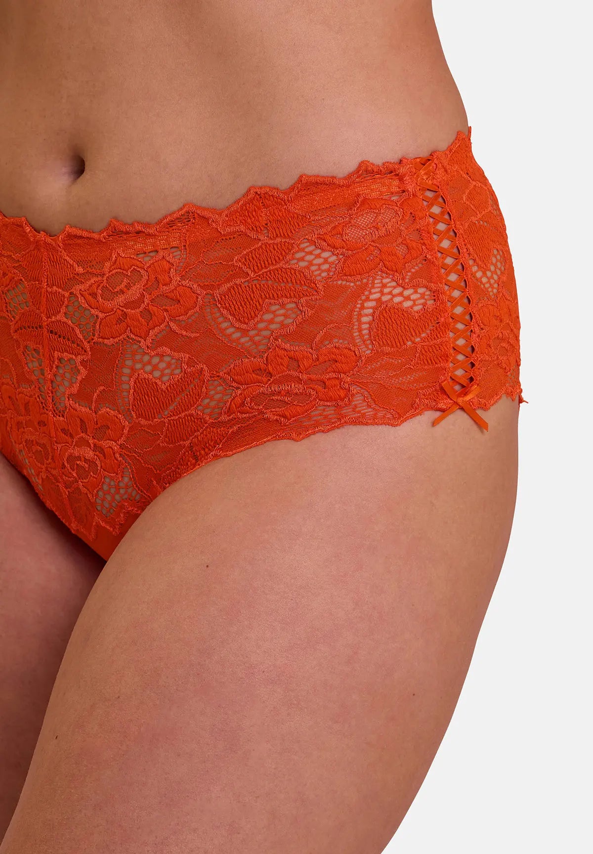 Set van 2 Arum Midi Slips in Oranje en Lavendel