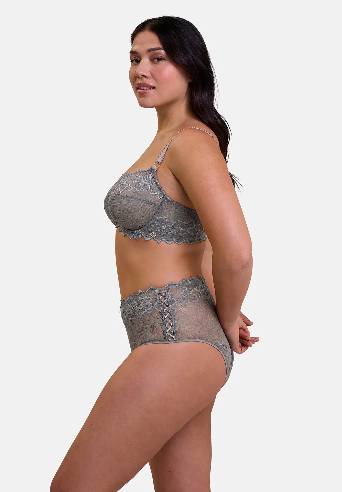 Midi slip Arum Prima Grijs Staal