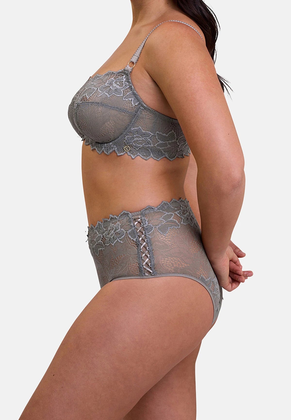 Medium briefs Arum Prima Steel Grey – lifestyle view