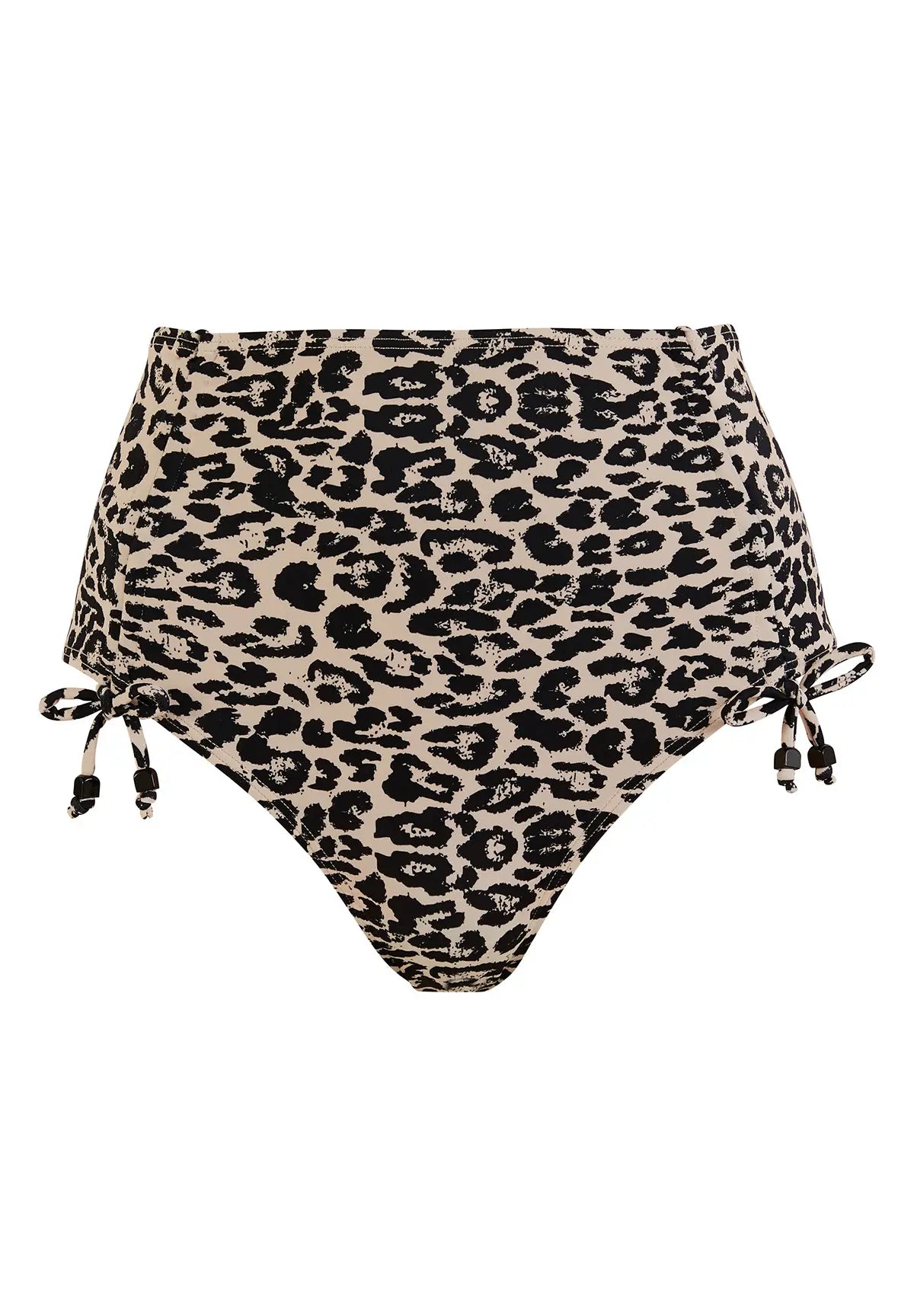packshot culotte taille haute de bain - imprimé peau de bête