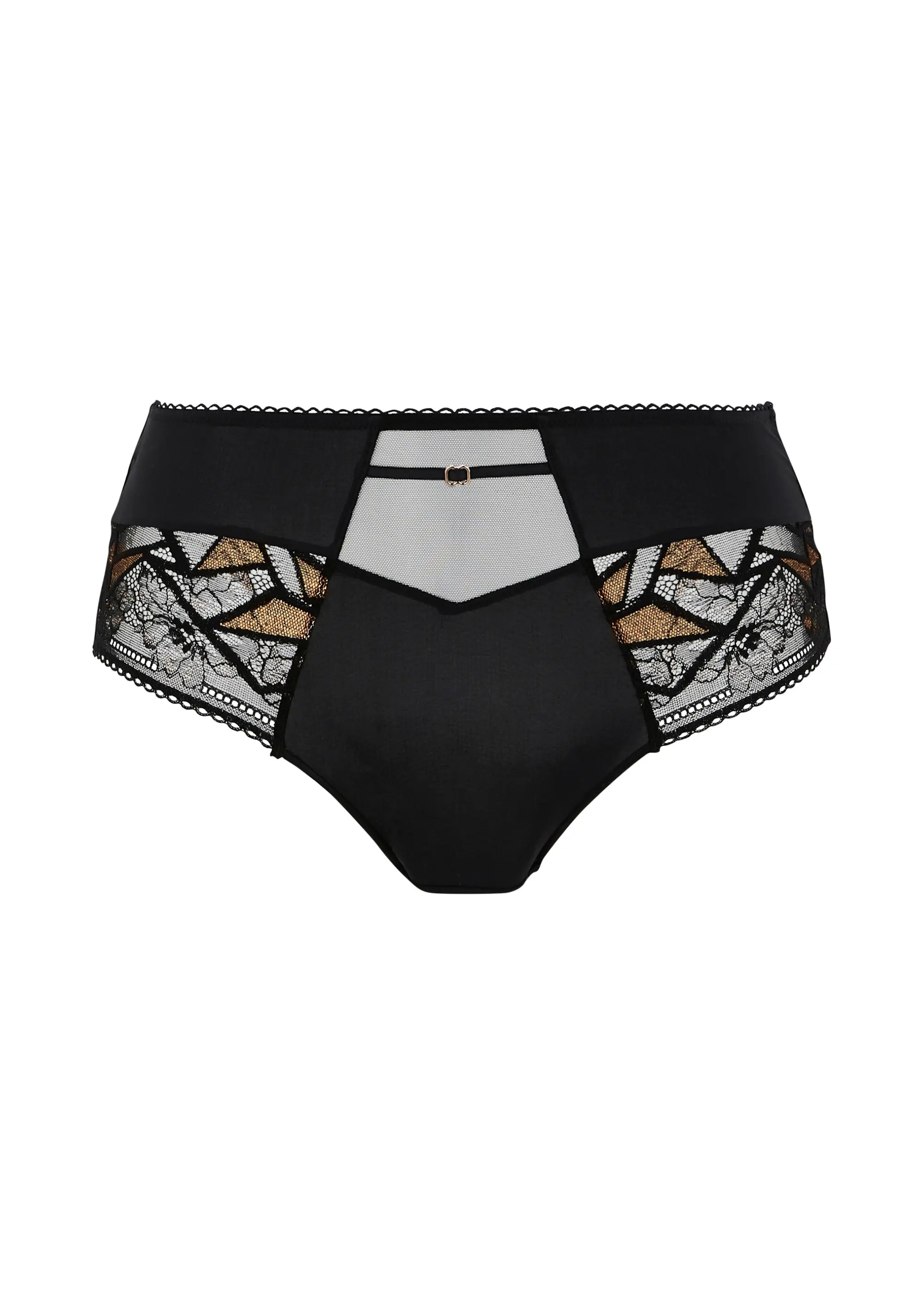 Medium Briefs Désiré Black & Copper Lurex