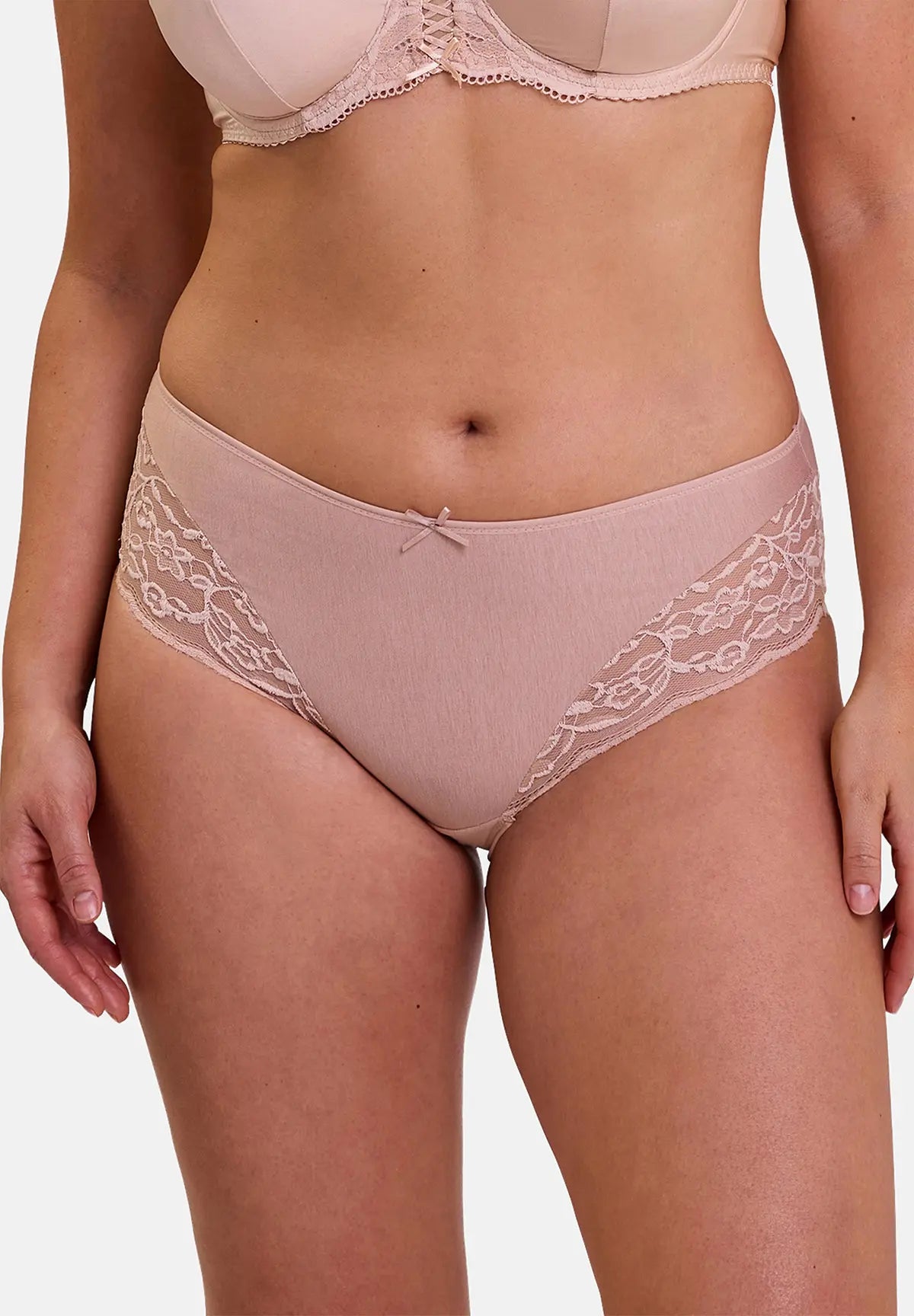 Lot de 2 Culotes Duo Douceur Coton Beige Blush