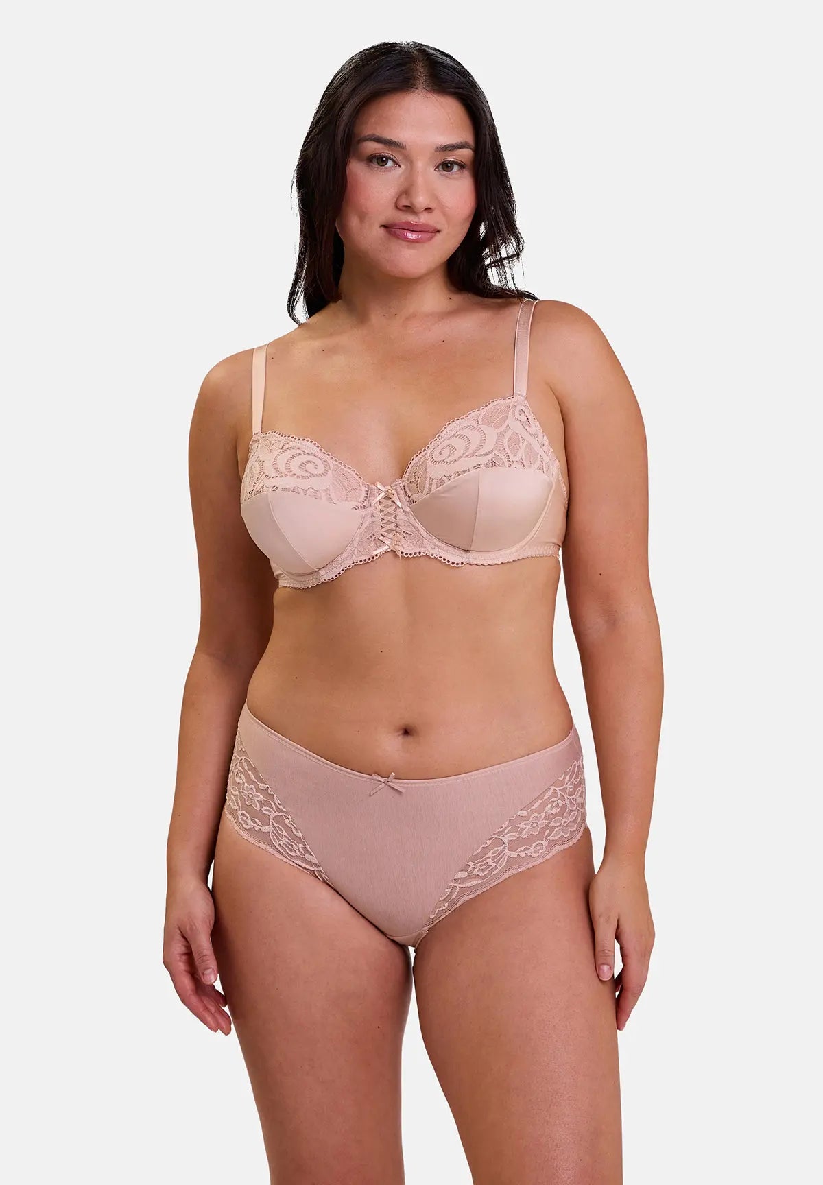 Lot de 2 Culotes Duo Douceur Coton Beige Blush