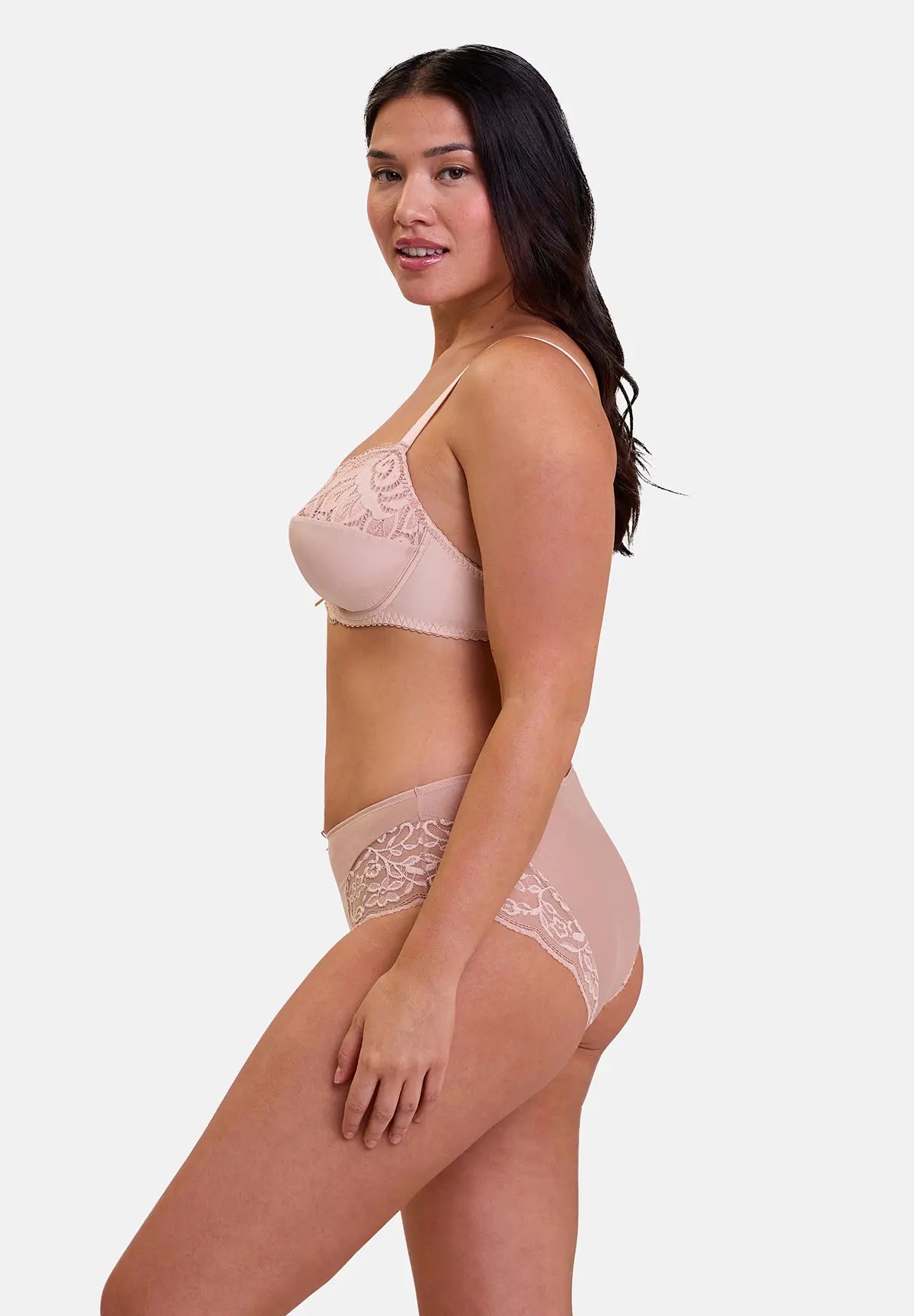 Lot de 2 Culotes Duo Douceur Coton Beige Blush