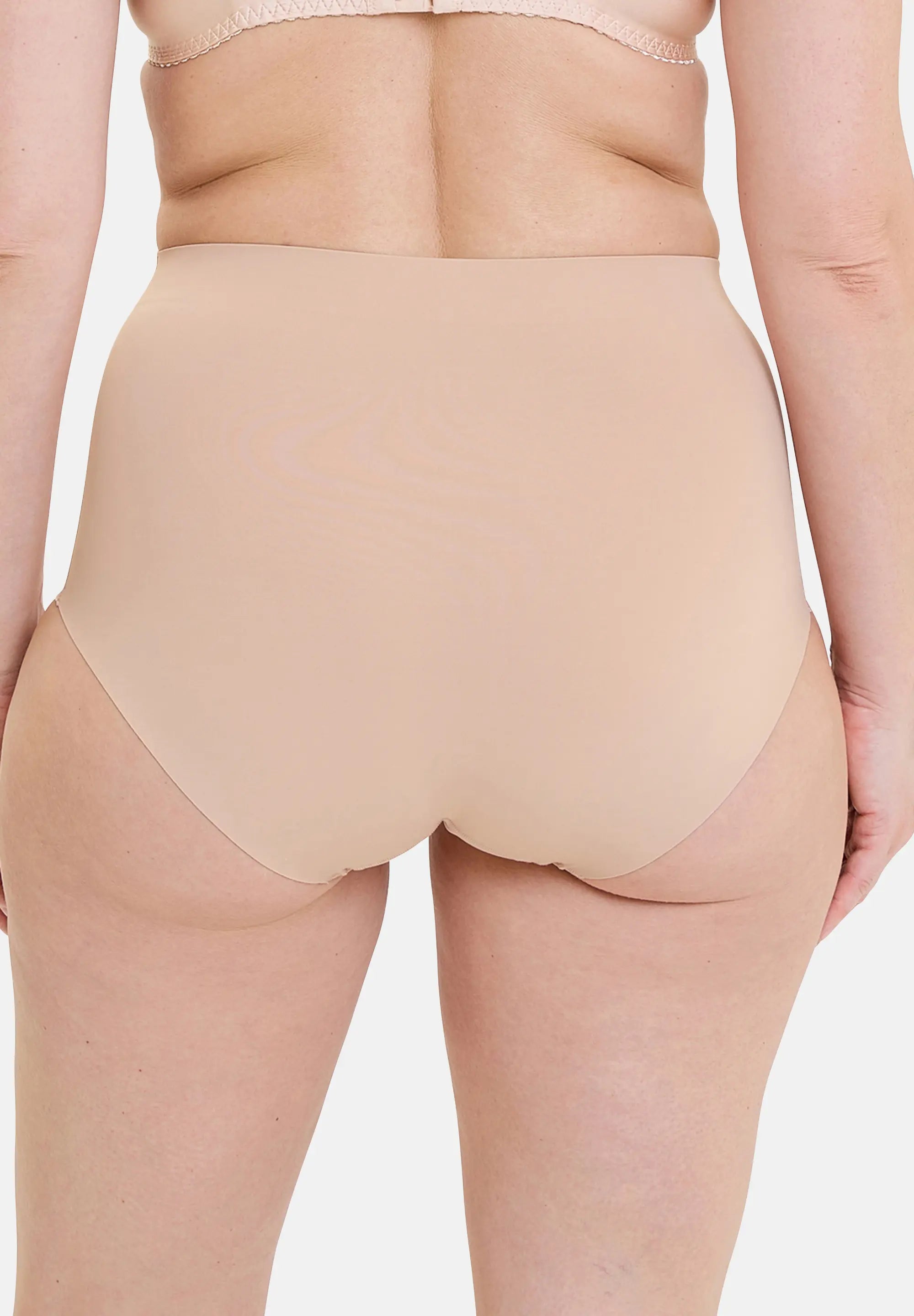 High waisted medium briefs Perfect Touch Nude