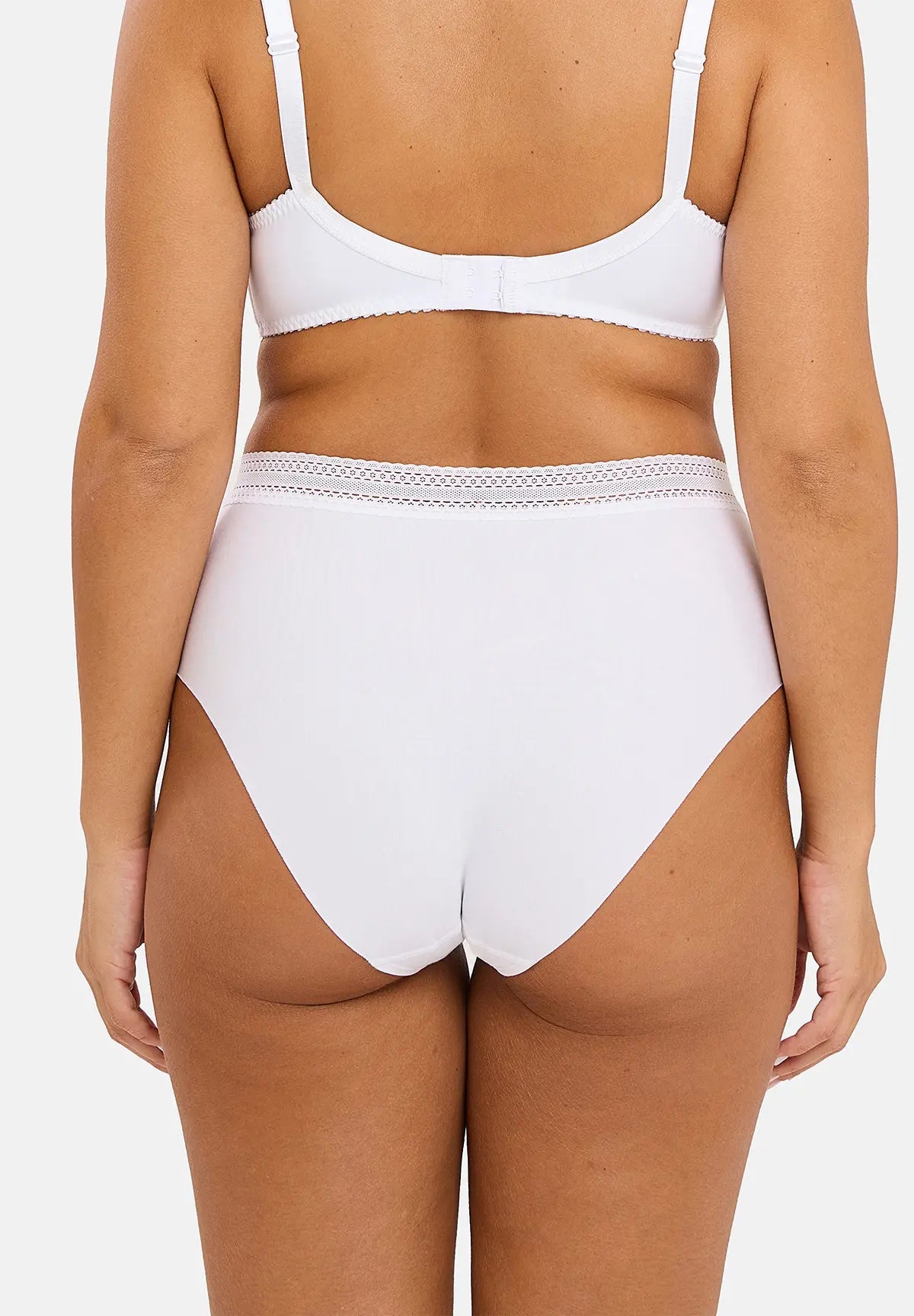 2er - Set Taillenslips Invisible Coton Weiß