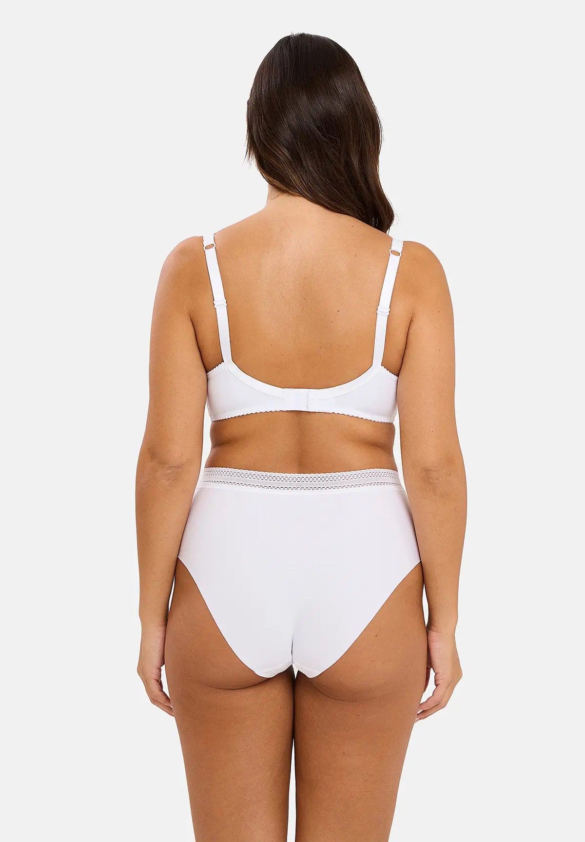 2er - Set Taillenslips Invisible Coton Weiß
