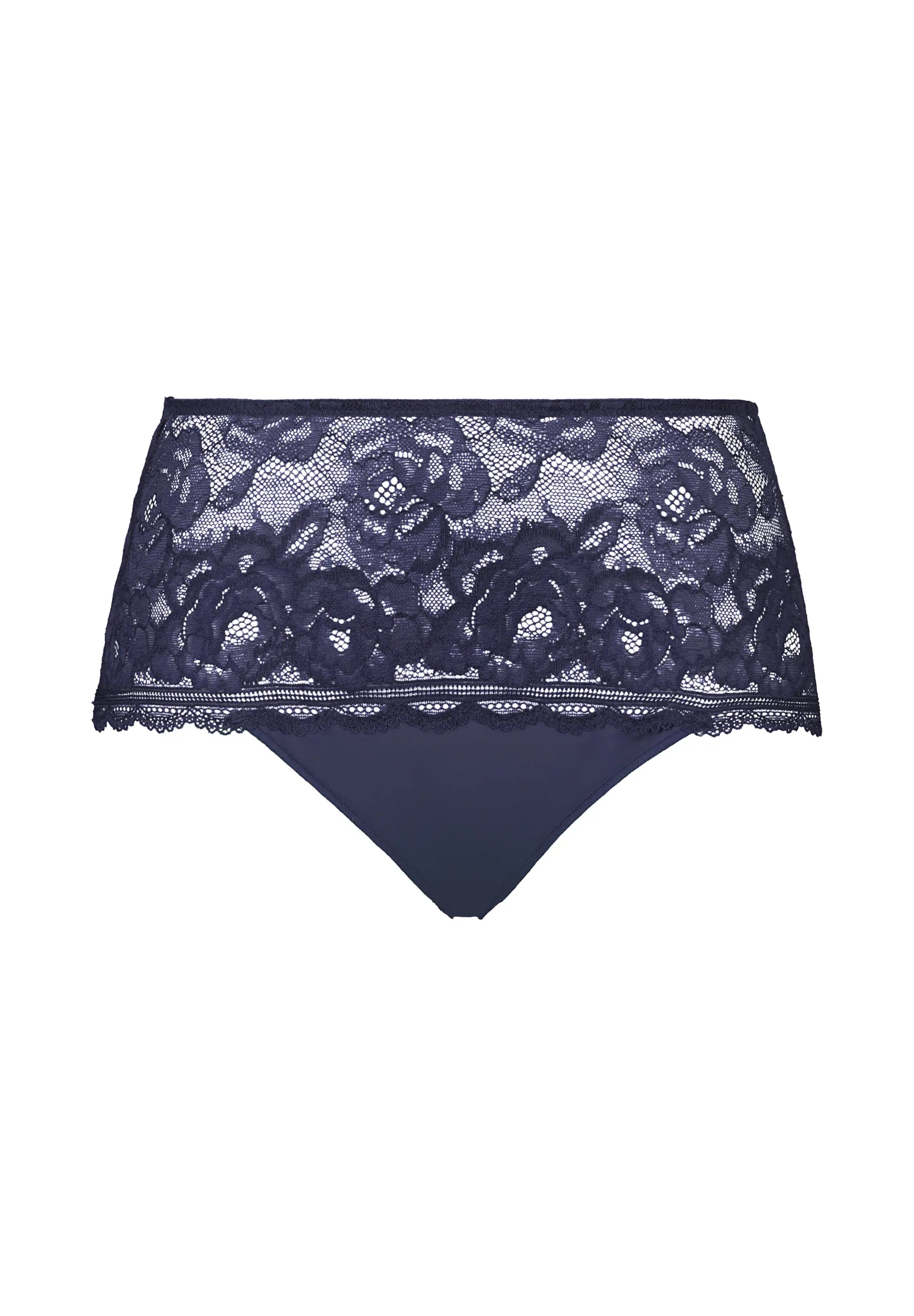 Hoge taille slip Lily Marineblauw