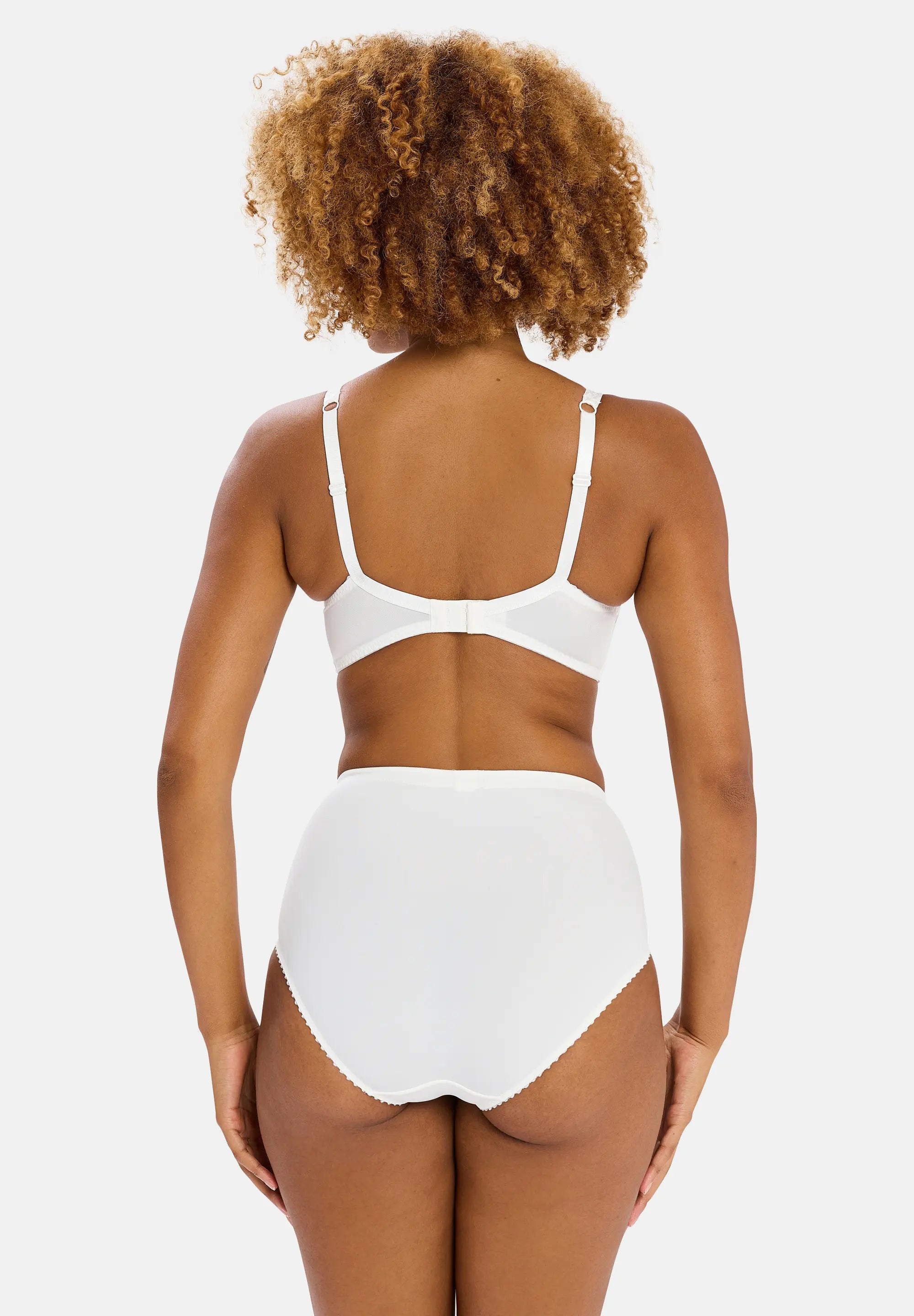 High-waisted Medium Briefs Narcisse Ivory