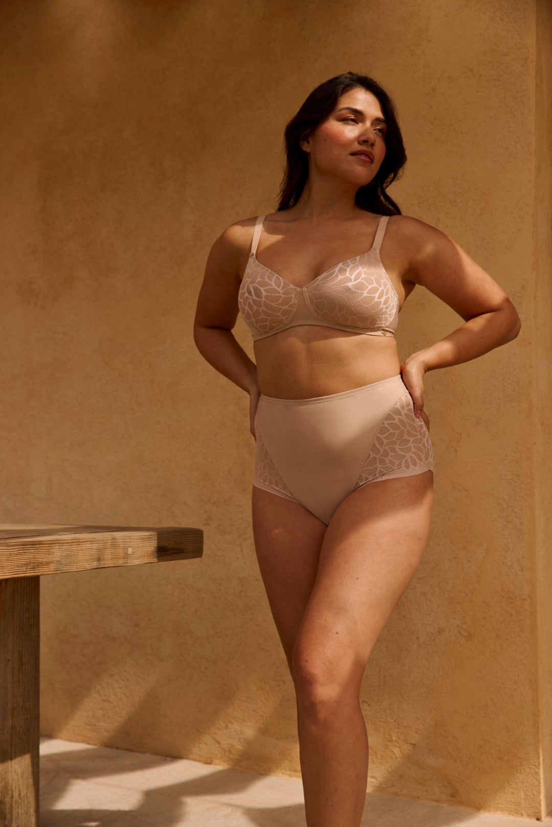 High-waisted panties Perfect curves Blush