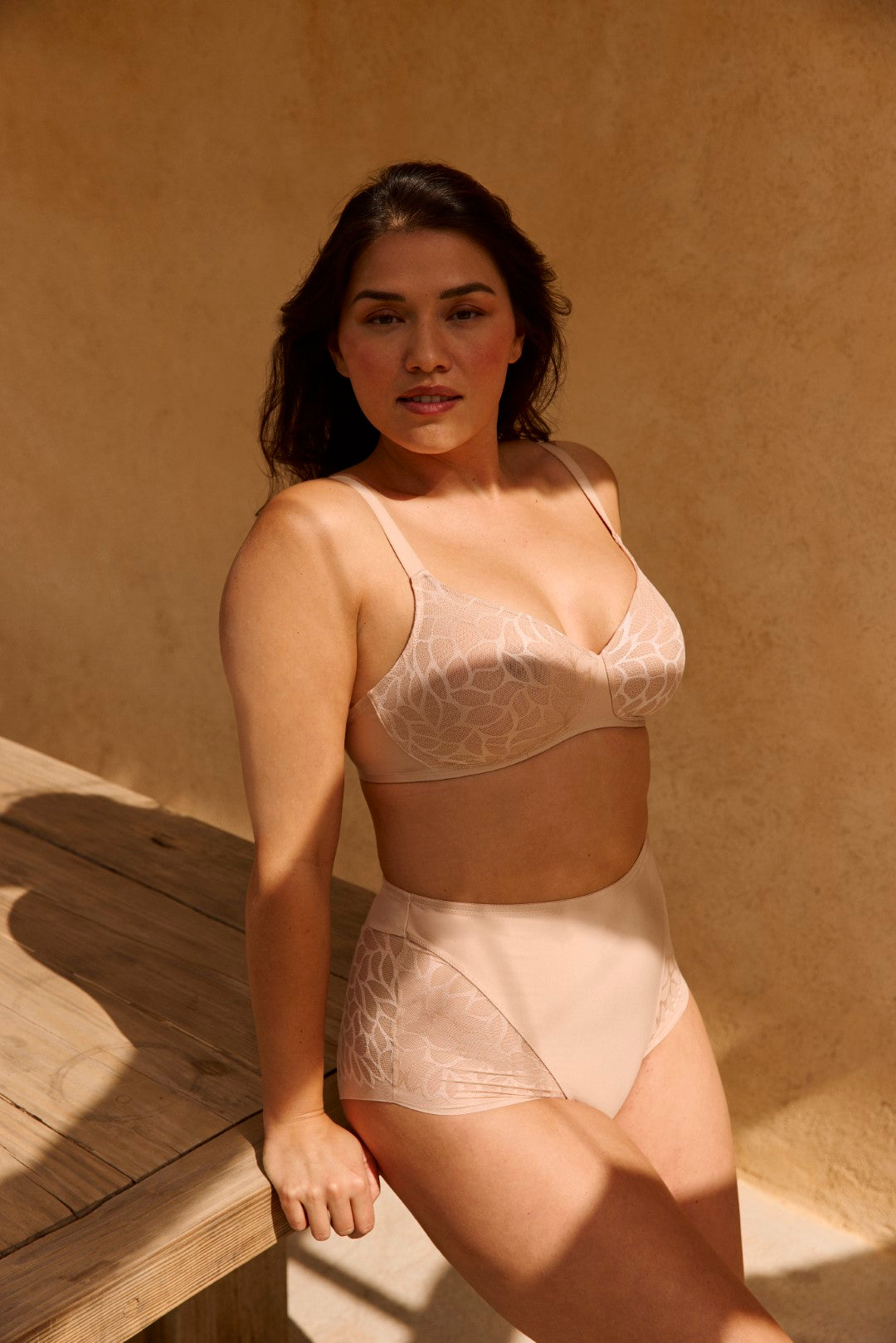 High-waisted panties Perfect curves Blush