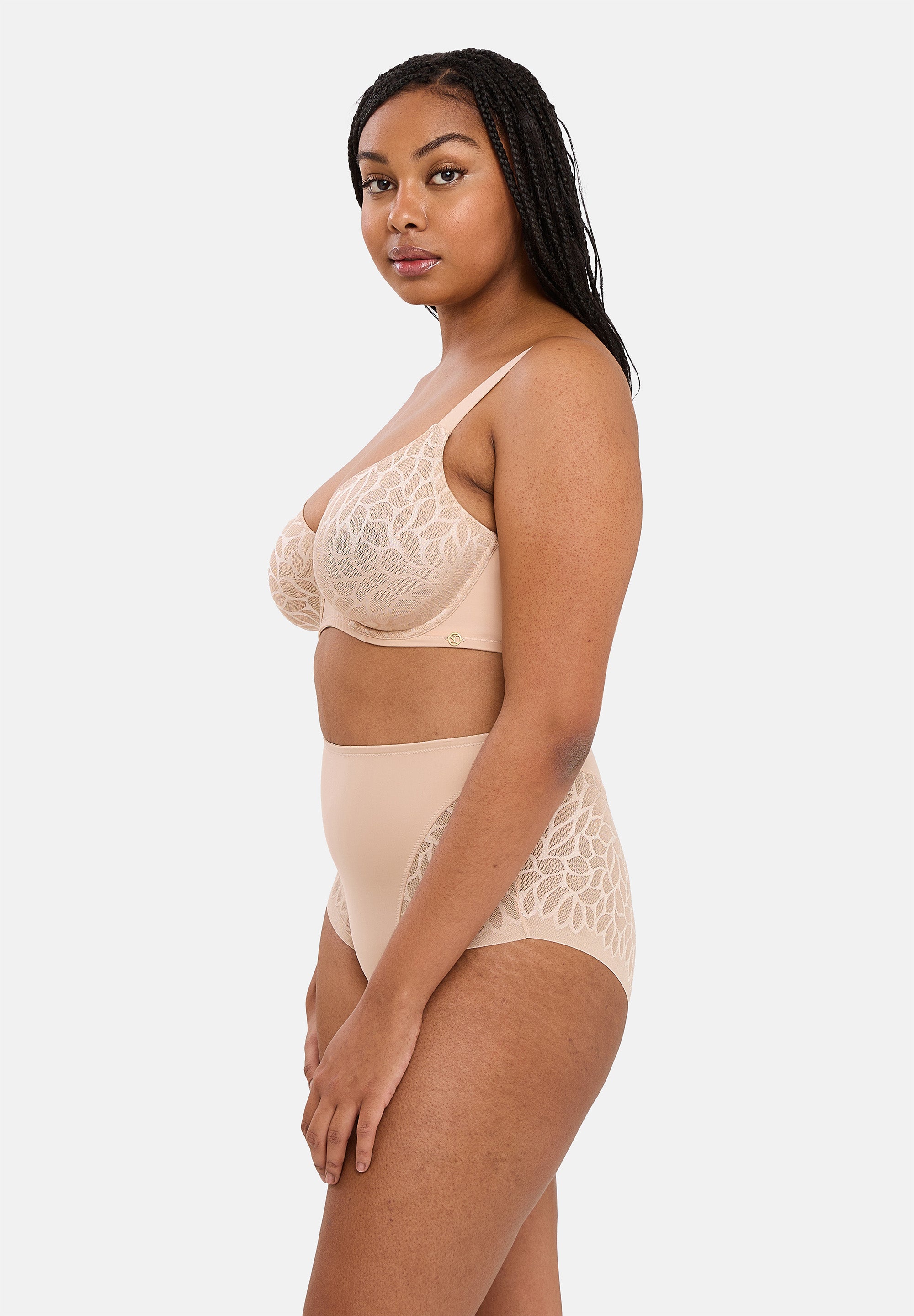 High-waisted panties Perfect curves Blush