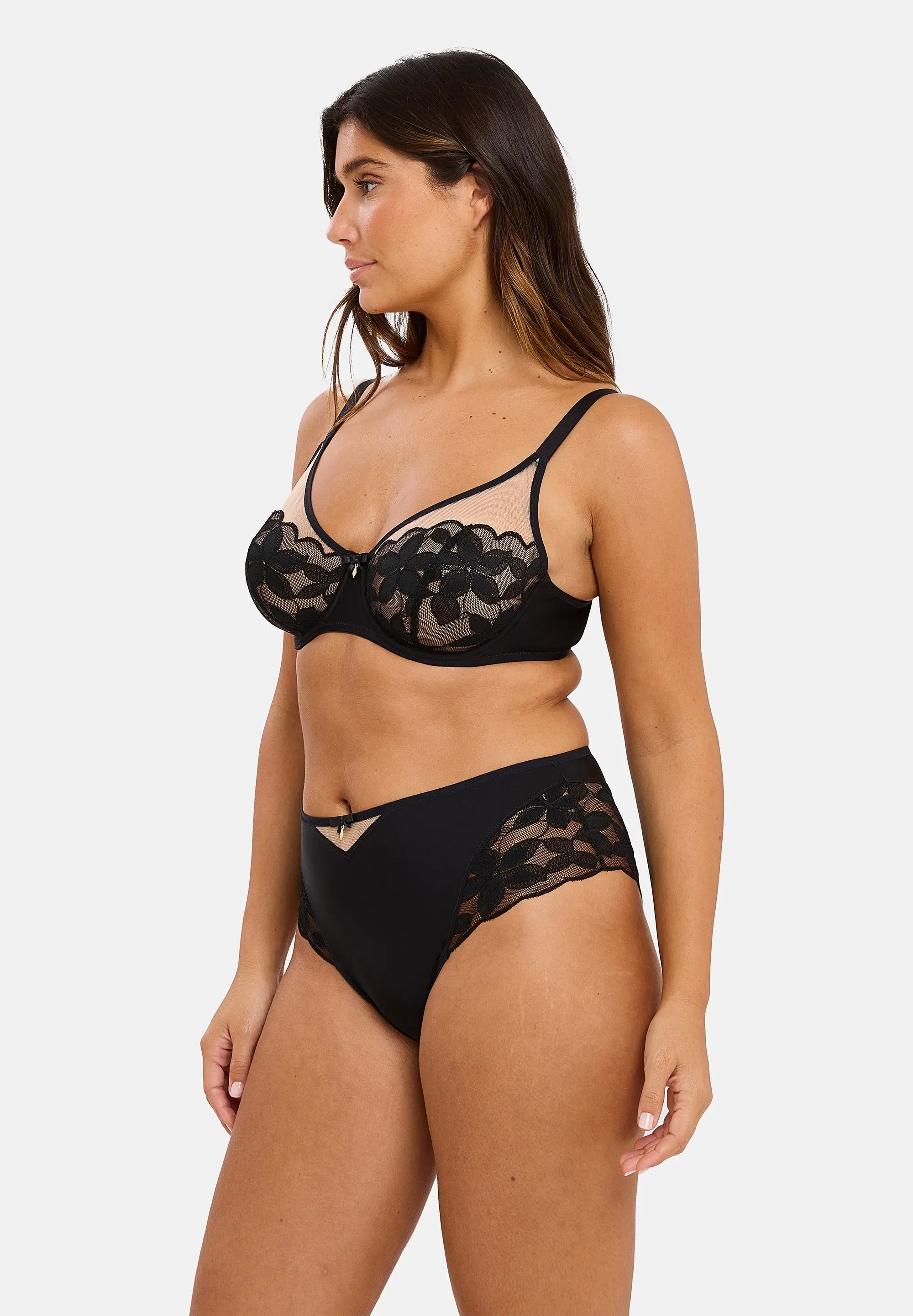 Hoge Taille Slip Salom� Zwart