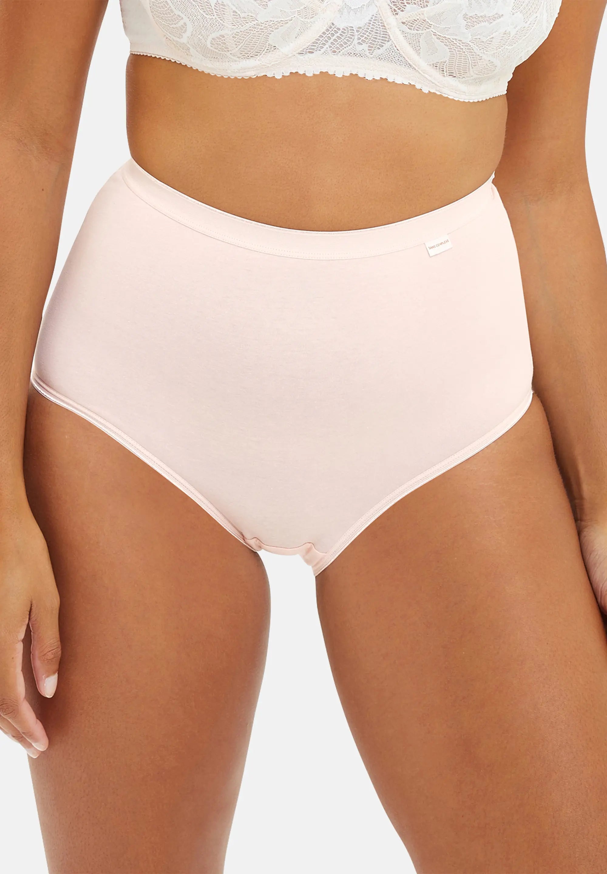 Culotte taille haute pour femme - couleur rose