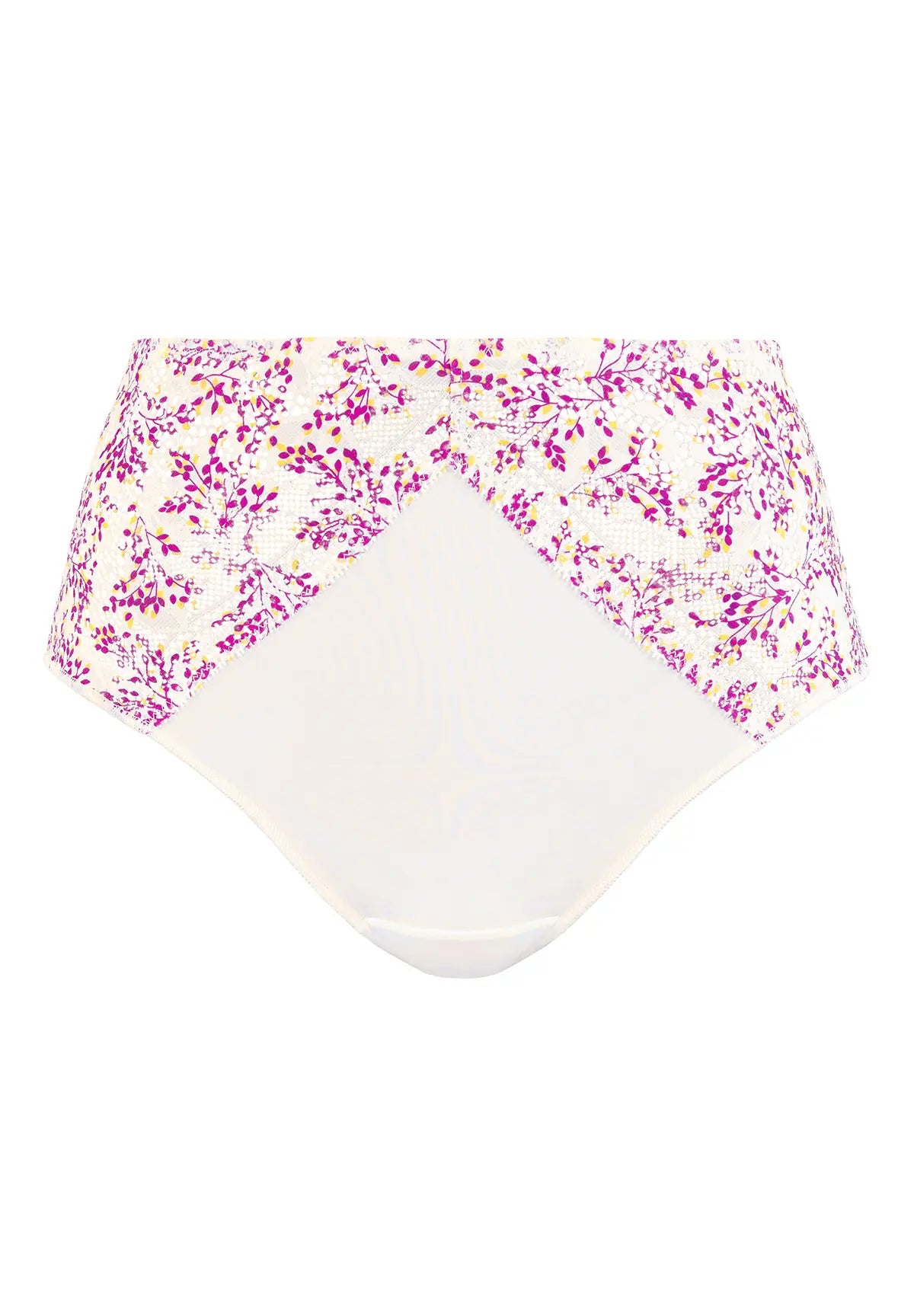 Medium Briefs Suzie Fantaisie Small Flowers Print Pink & Yellow