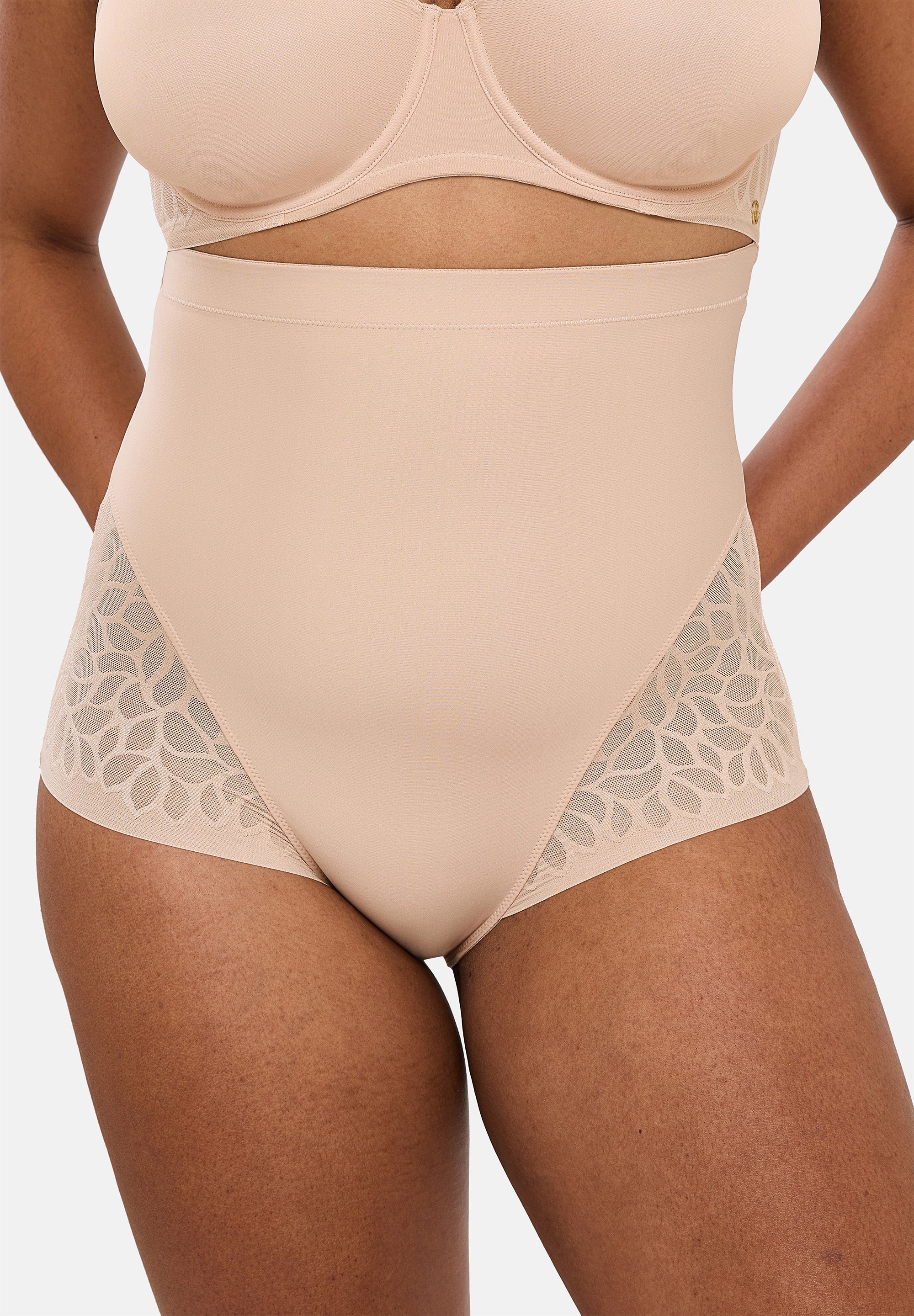 High-waisted panties Perfect curves Blush