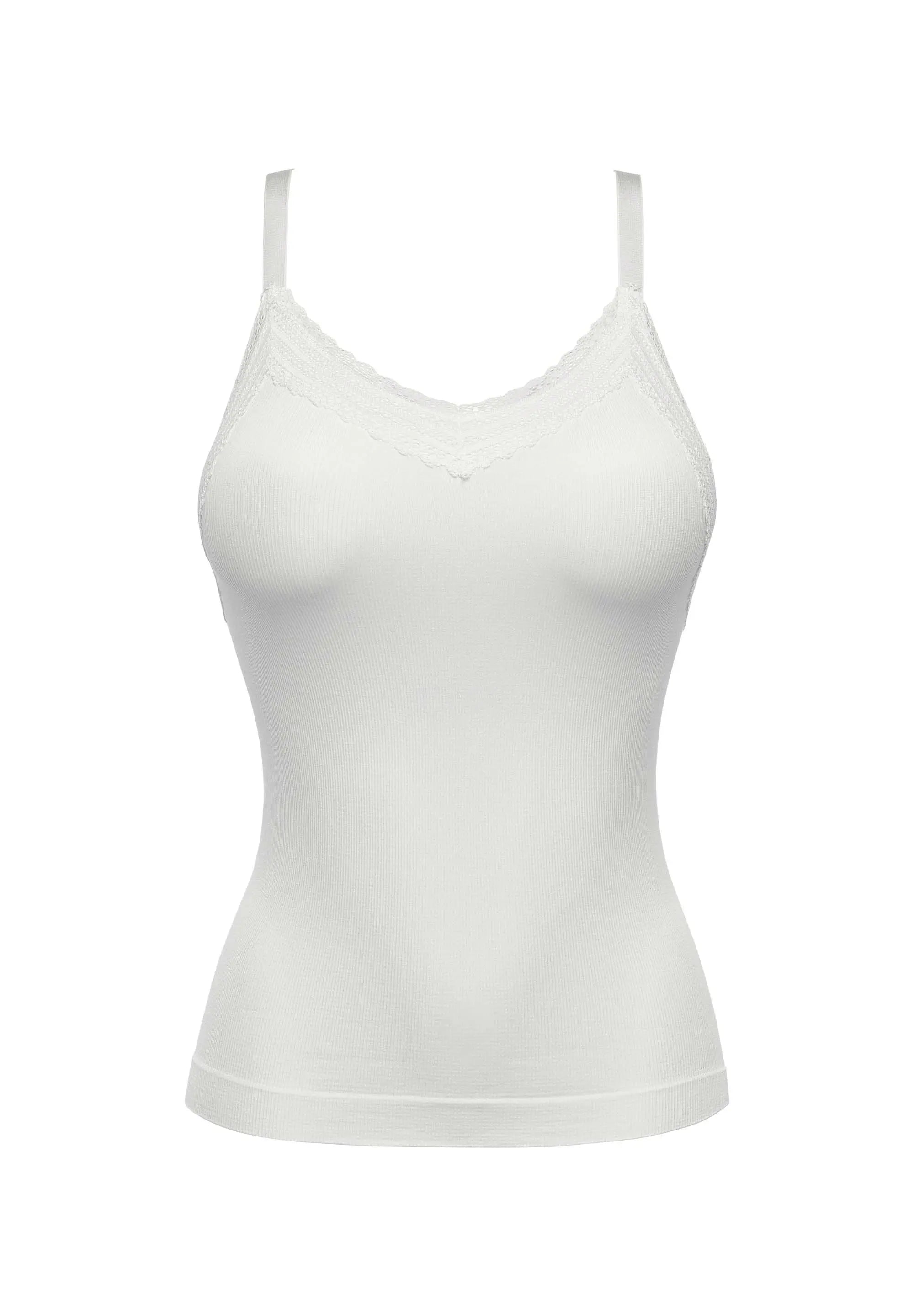 Packshot caraco blanc pour femme