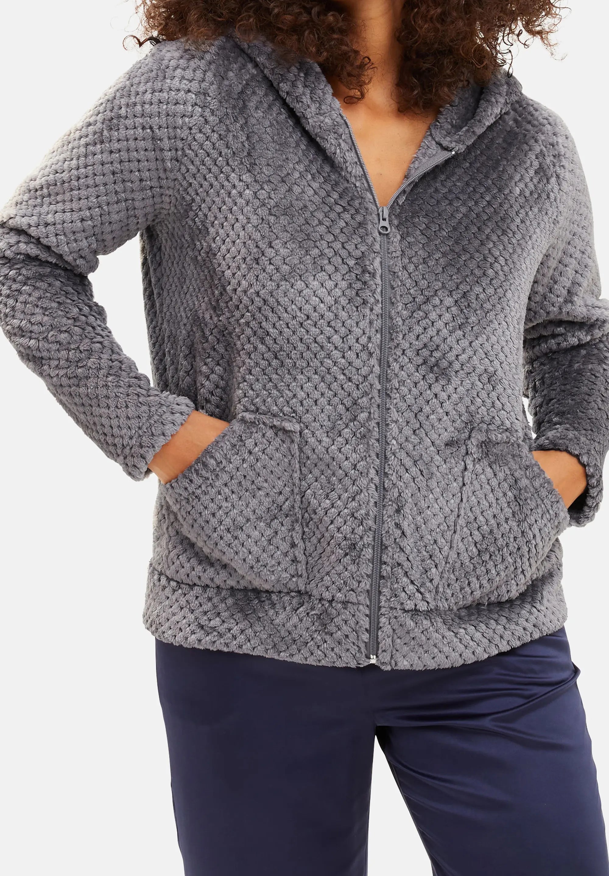 Gilet avec manches Hug Gris Orage