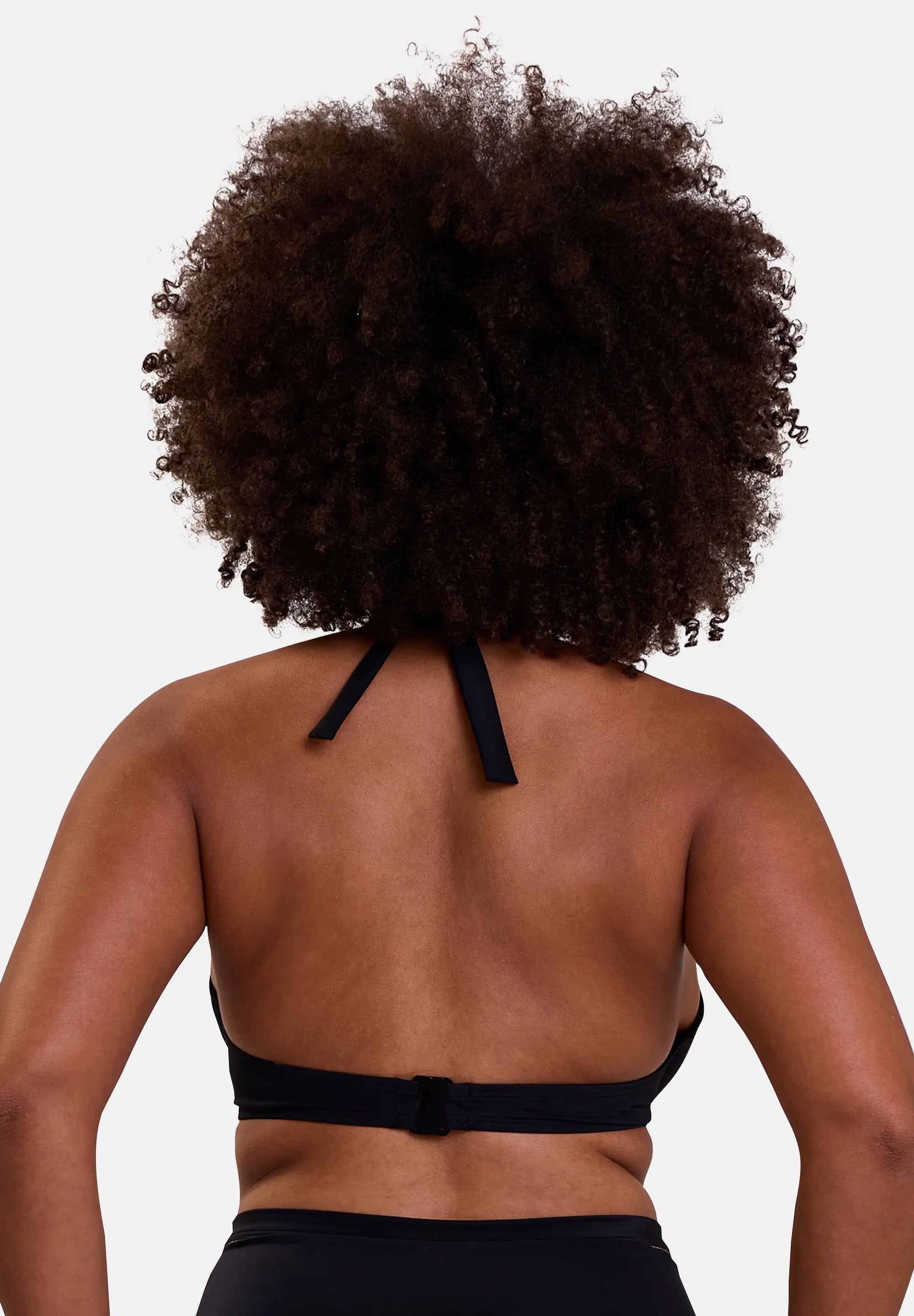 Voorgevormde Bikinitop met beugel Speekaboo Shape Zwart