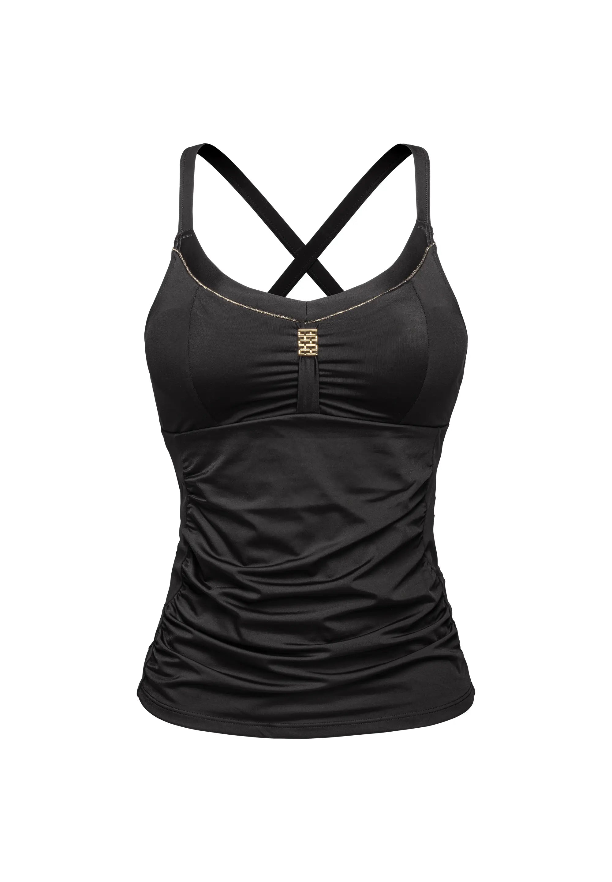 Packshot tankini noir pour femme