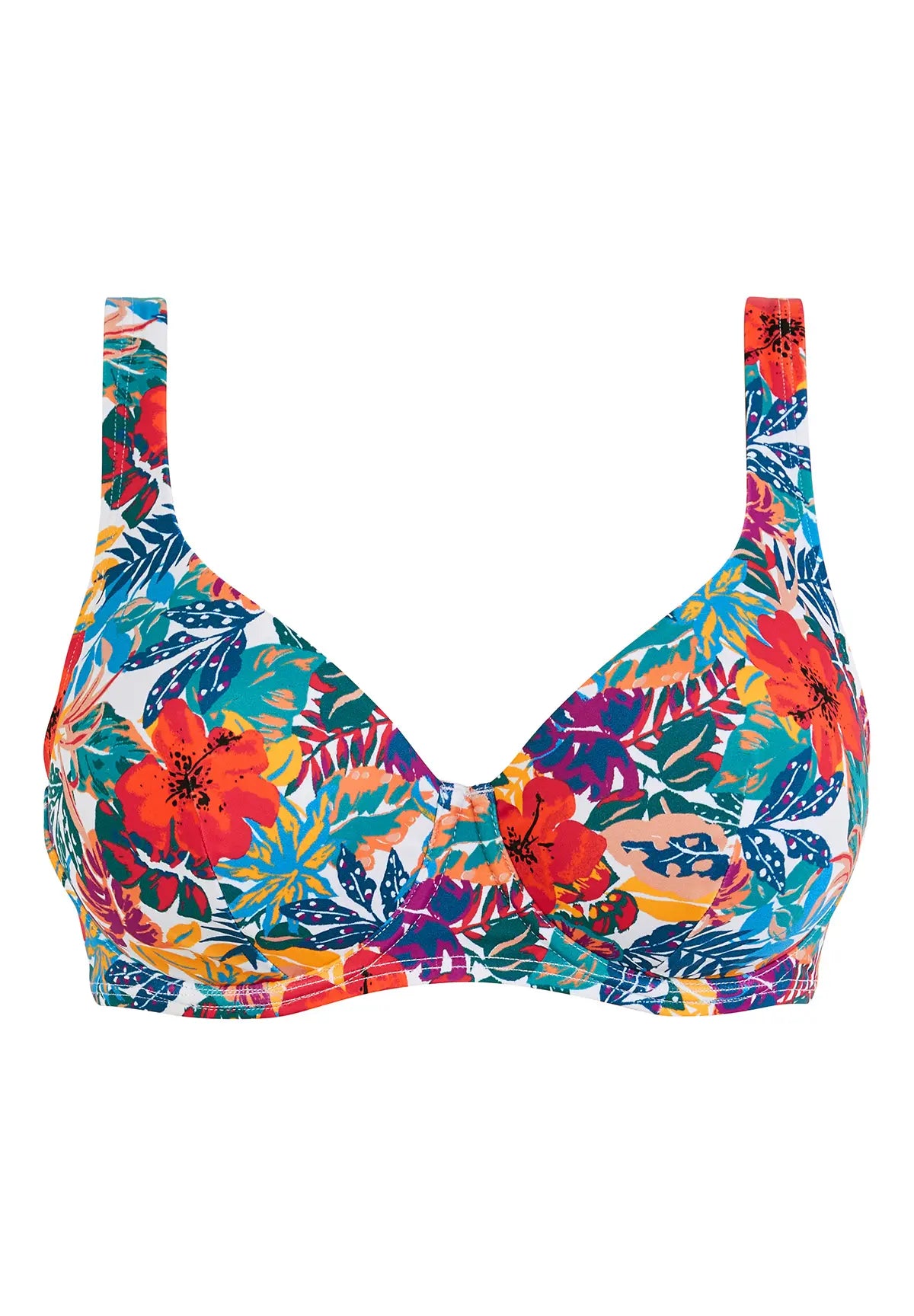 packshot haut de maillot de bain - imprimé tropical