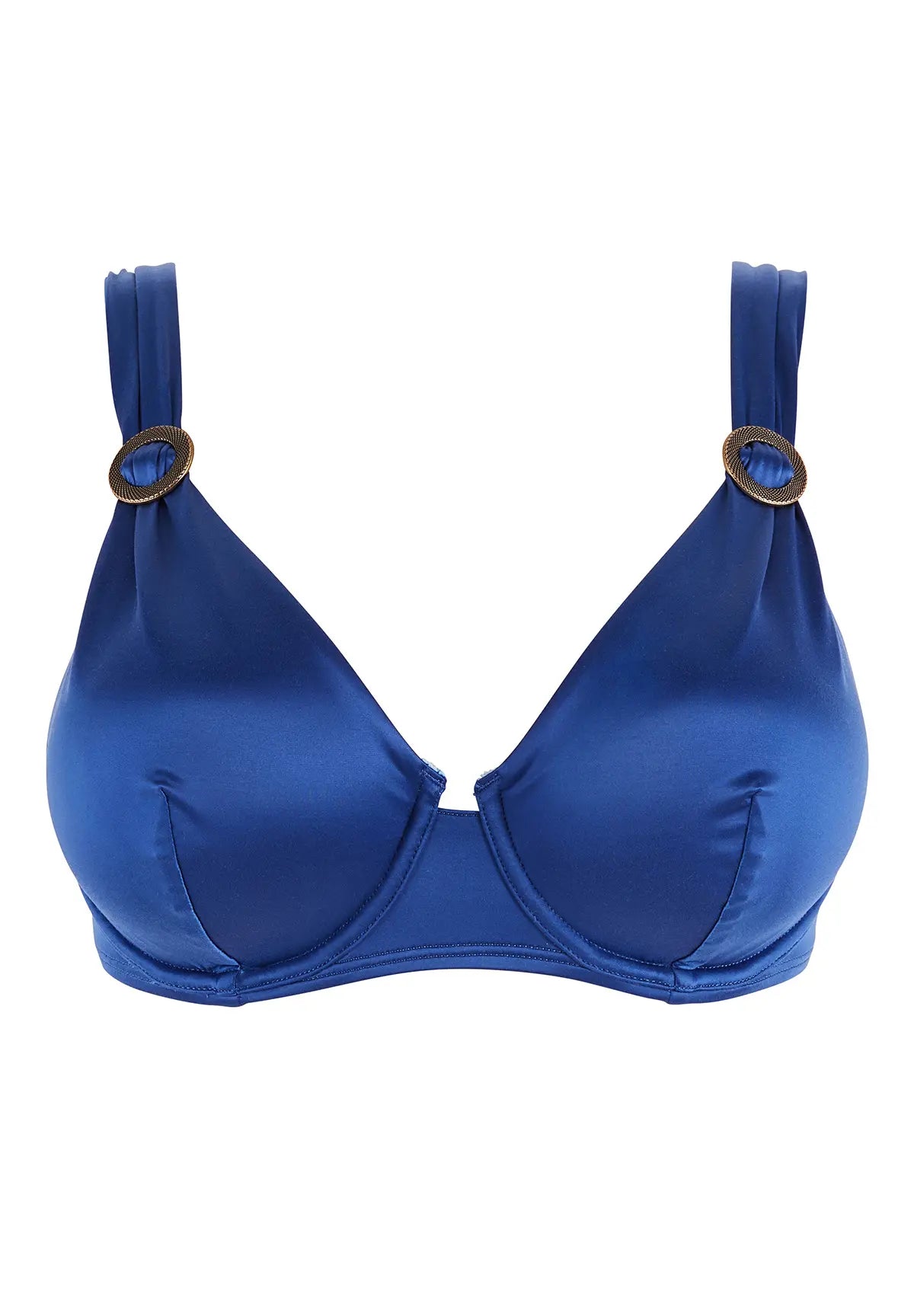 packshot haut de maillot de bain - bleu