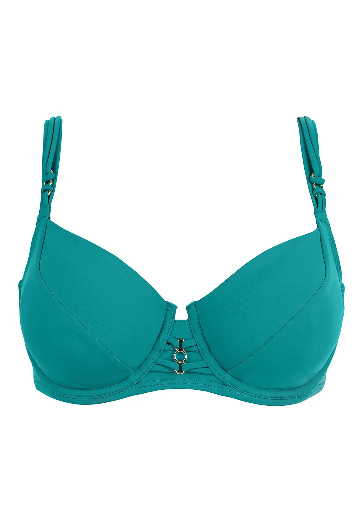 packshot haut de maillot de bain - bleu gazon