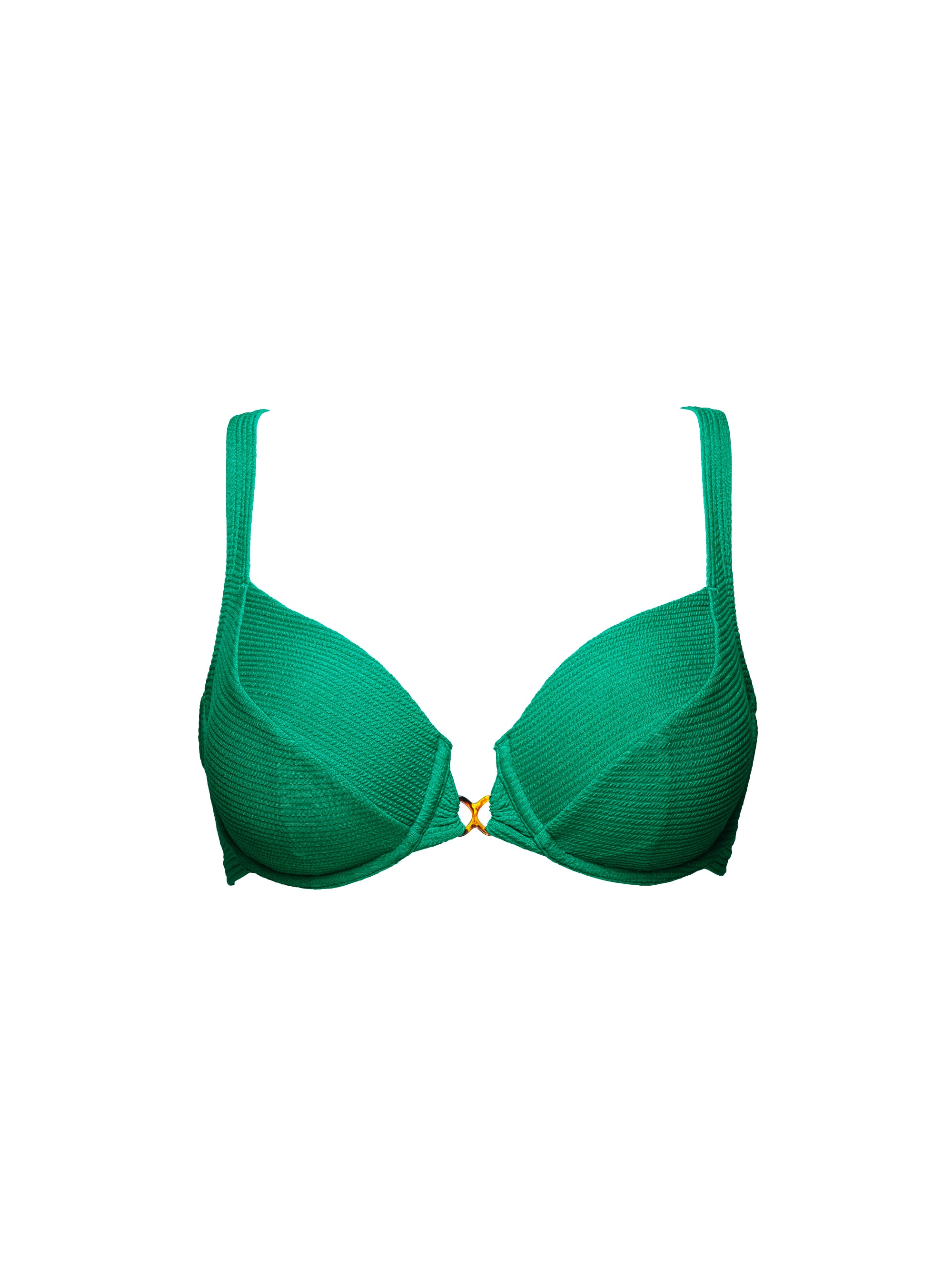 Packshot haut de maillot de bain avec armatures - couleur verte