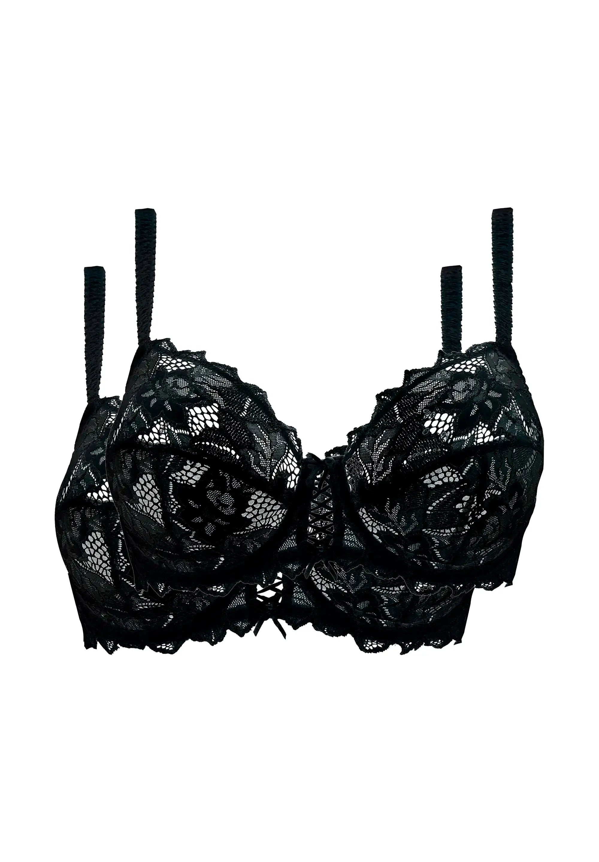 Lot de 2 soutiens-gorge Duo Arum Noir