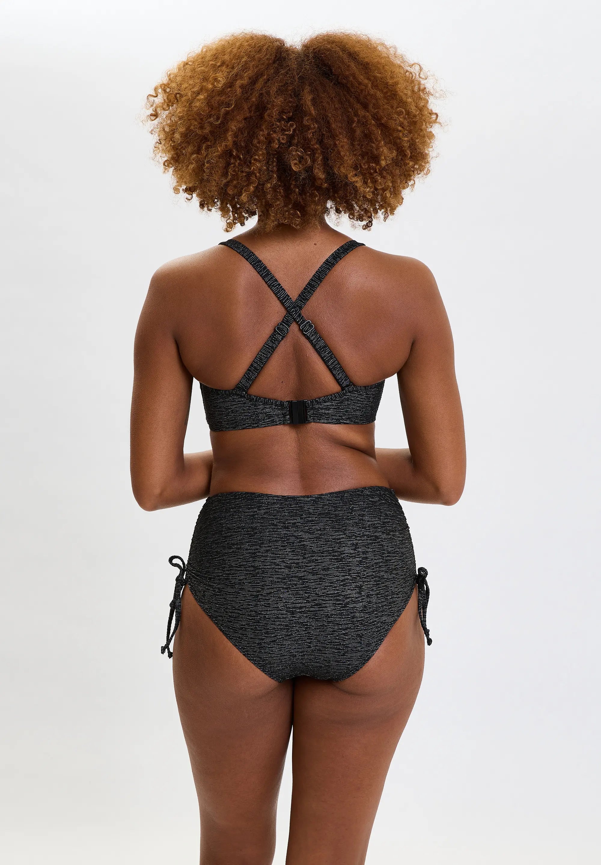 Palm Cove bandeau-bikinitop Zwart