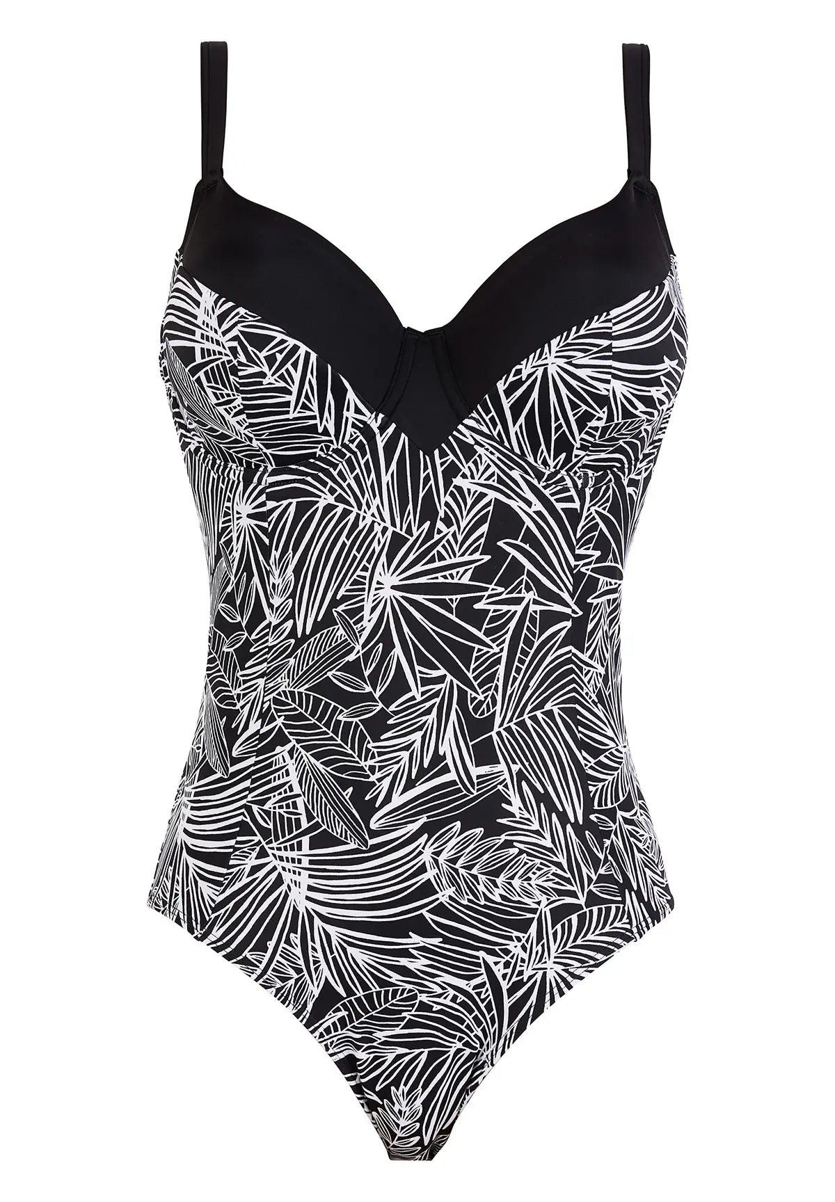 Packshot maillot de bain une pièce - imprimé palmier