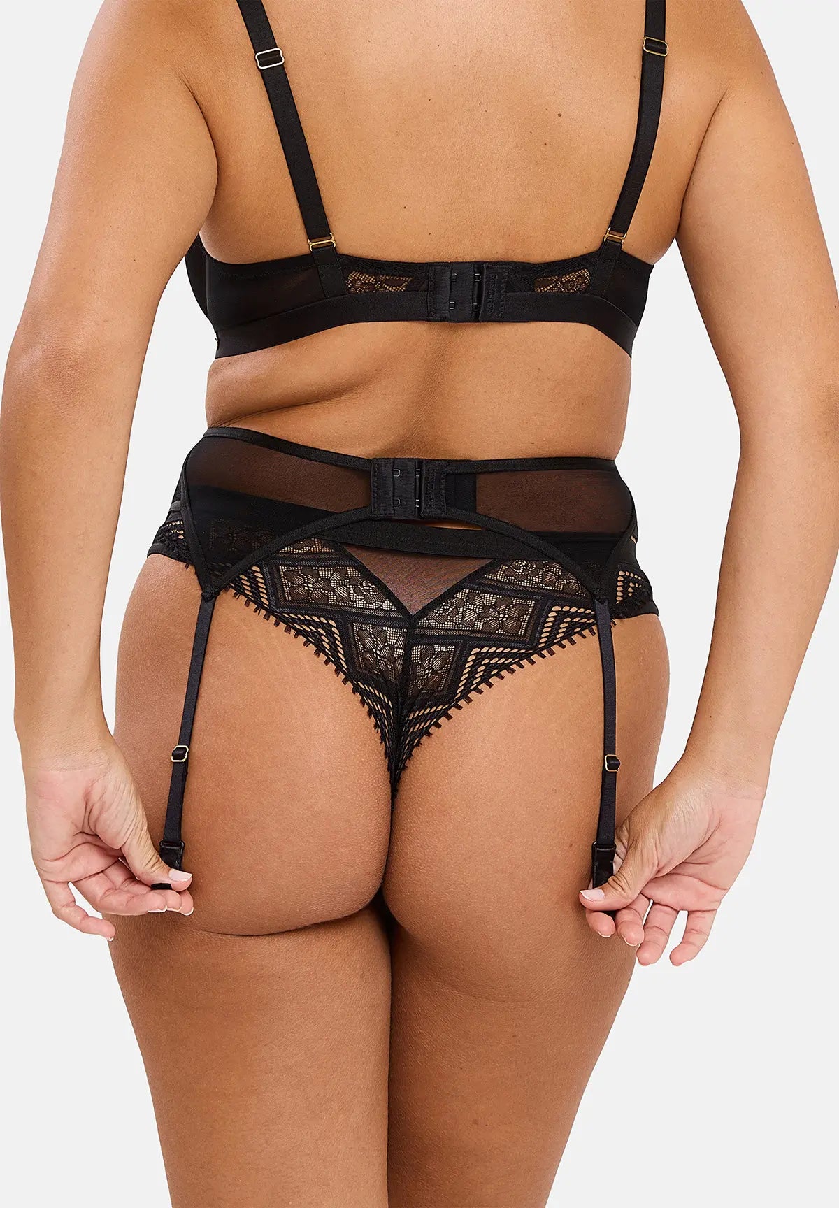 Jarretelgordel Dehlia Zwart