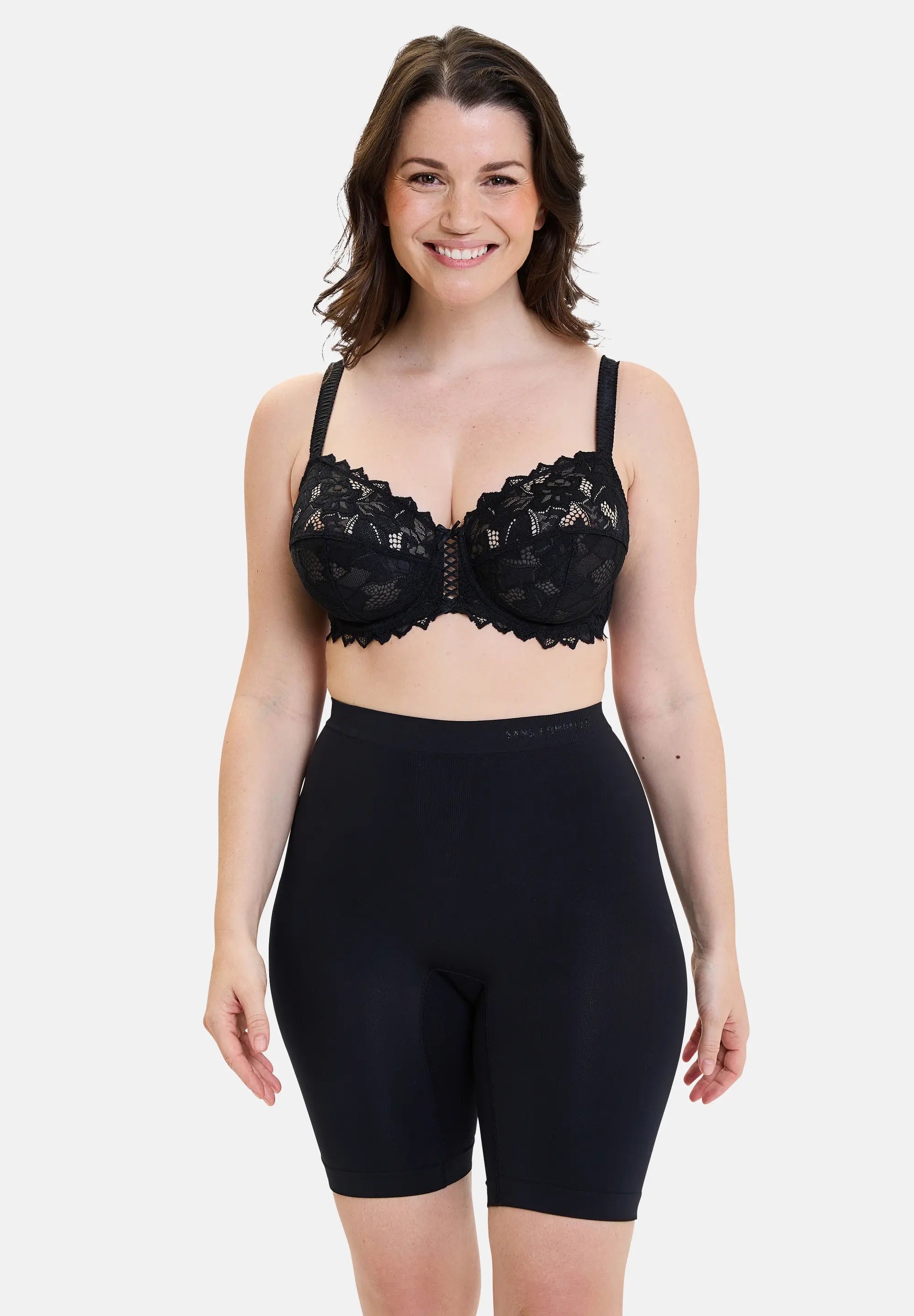 Short anti-frottements Noir