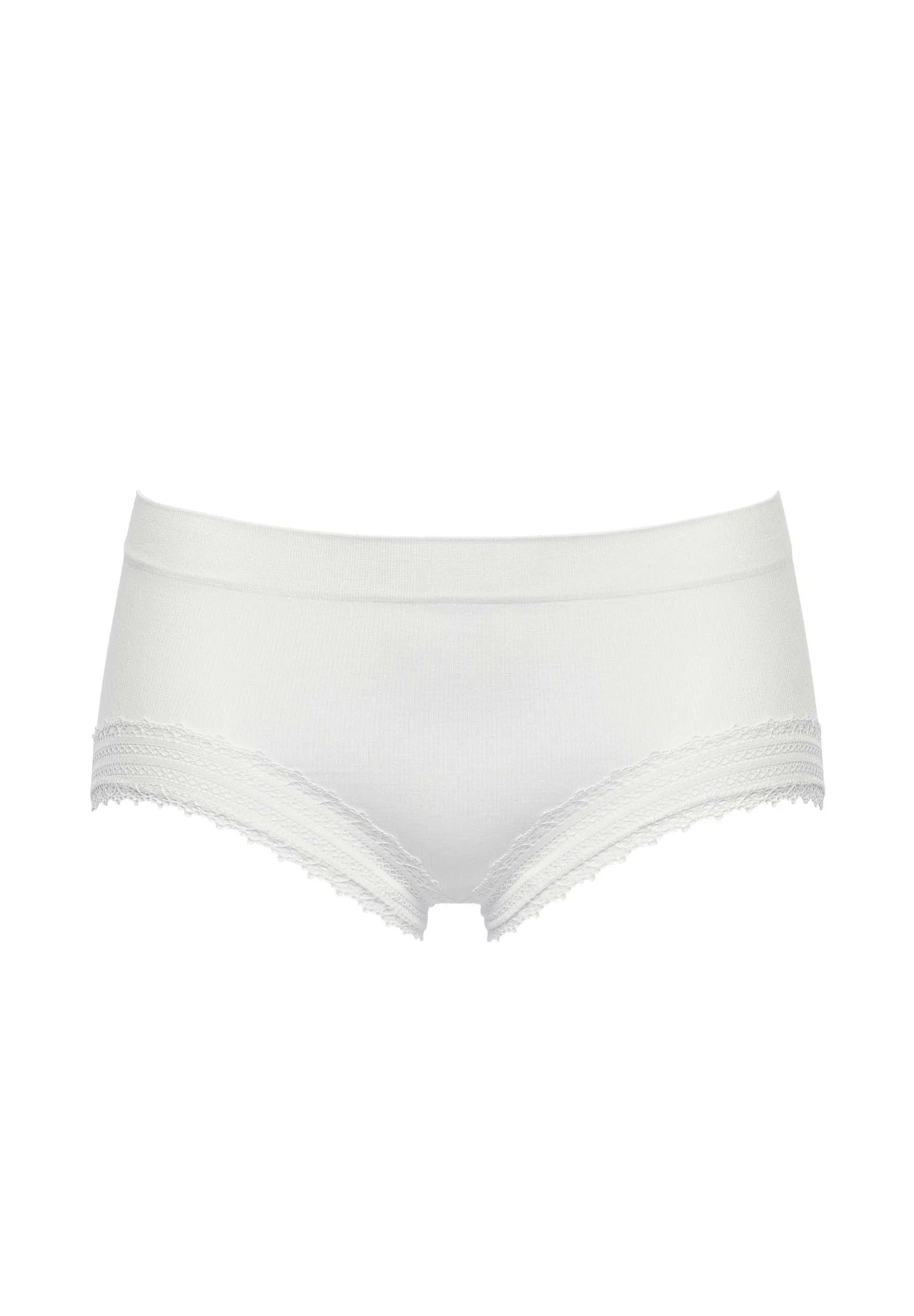 Packshot shorty blanc pour femme