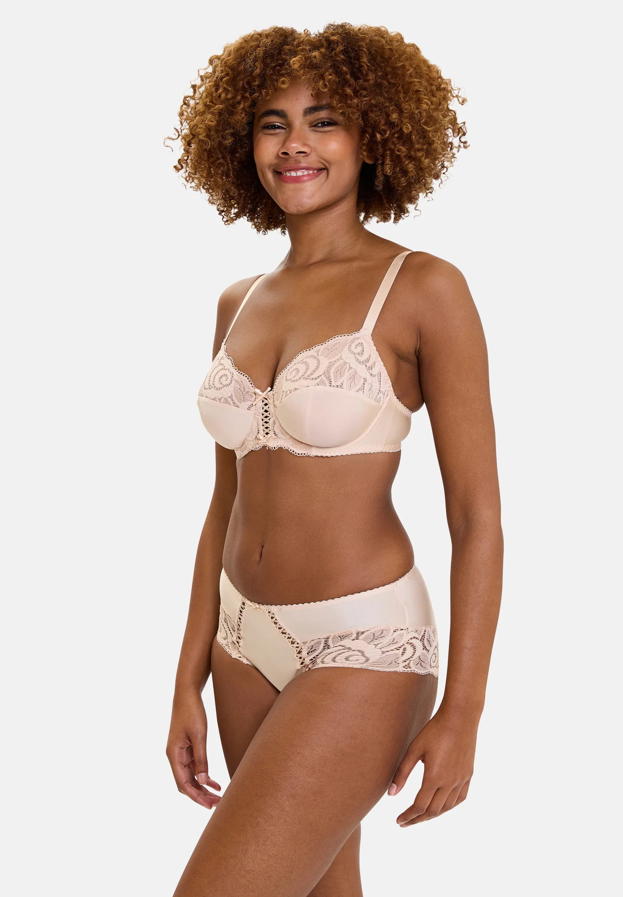 Shorty Amélie Beige Blush