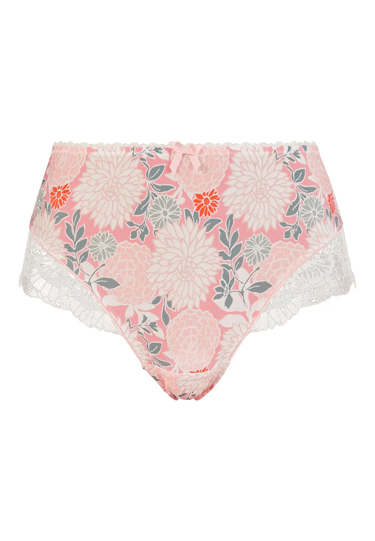 Aurélie Shorty met lichte Dahlia-print
