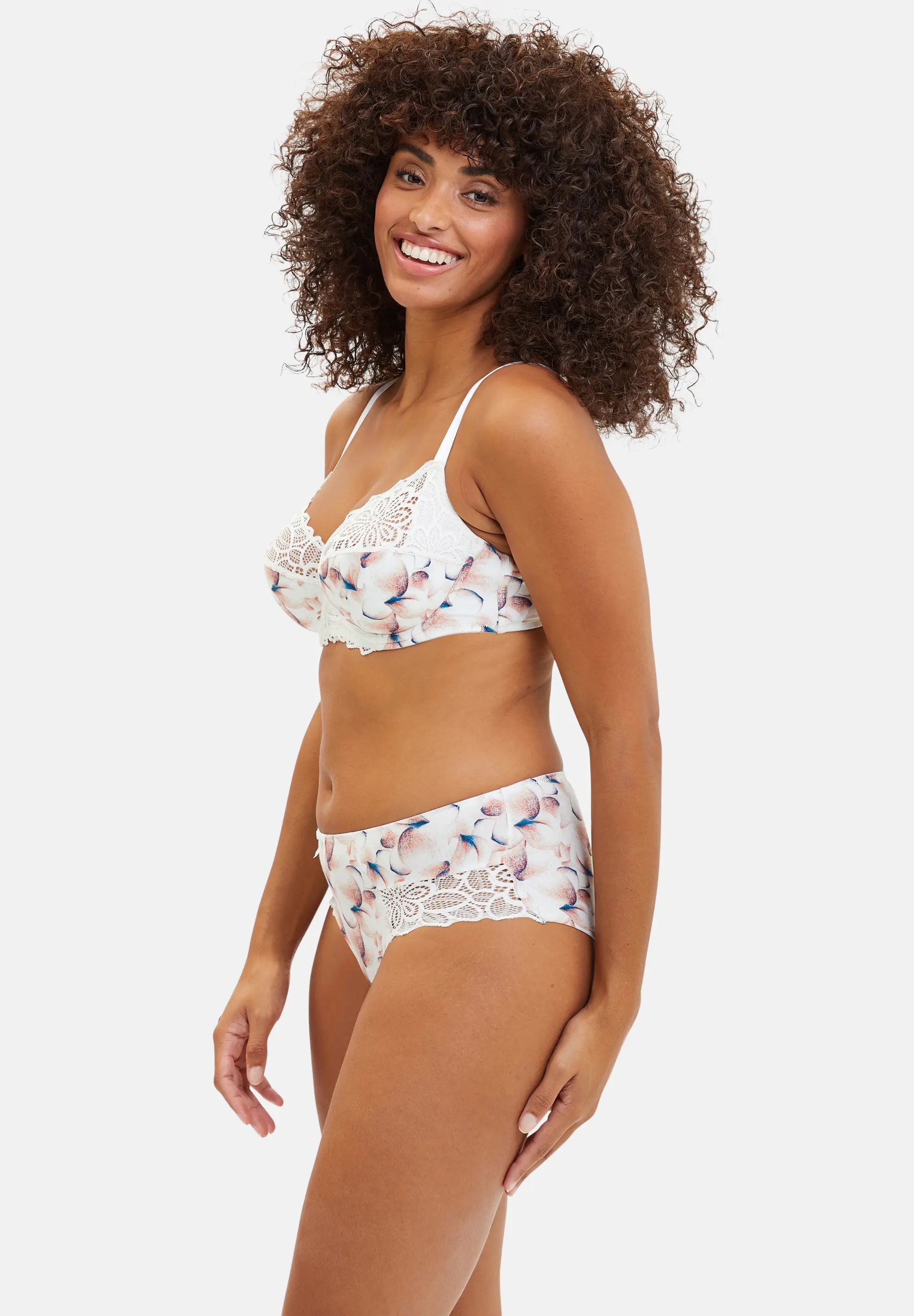 Flora Pastell Gesäßetry Print Damen-Hipster