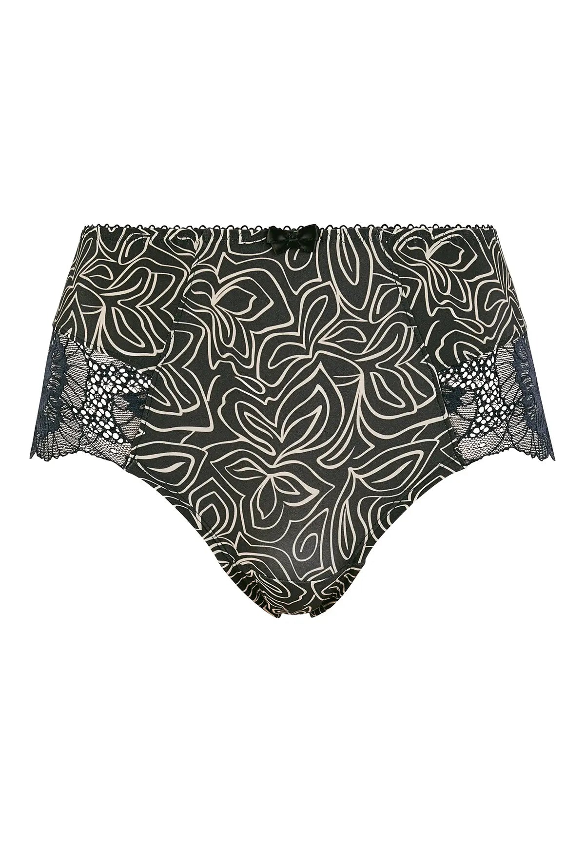 Damen-Hipster Hélène mit grafischem Muster in Anthrazit