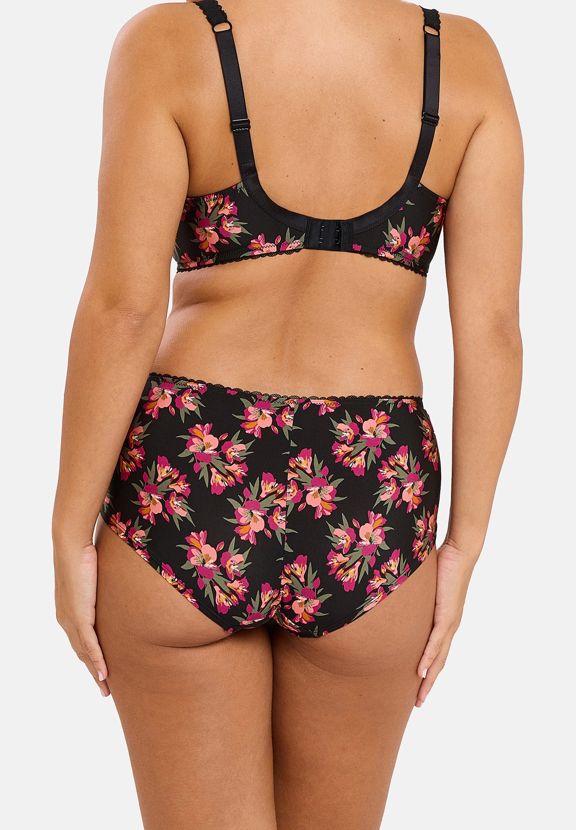 Mannequin met Shorty Oriane Bouquets Zwart & Roze
