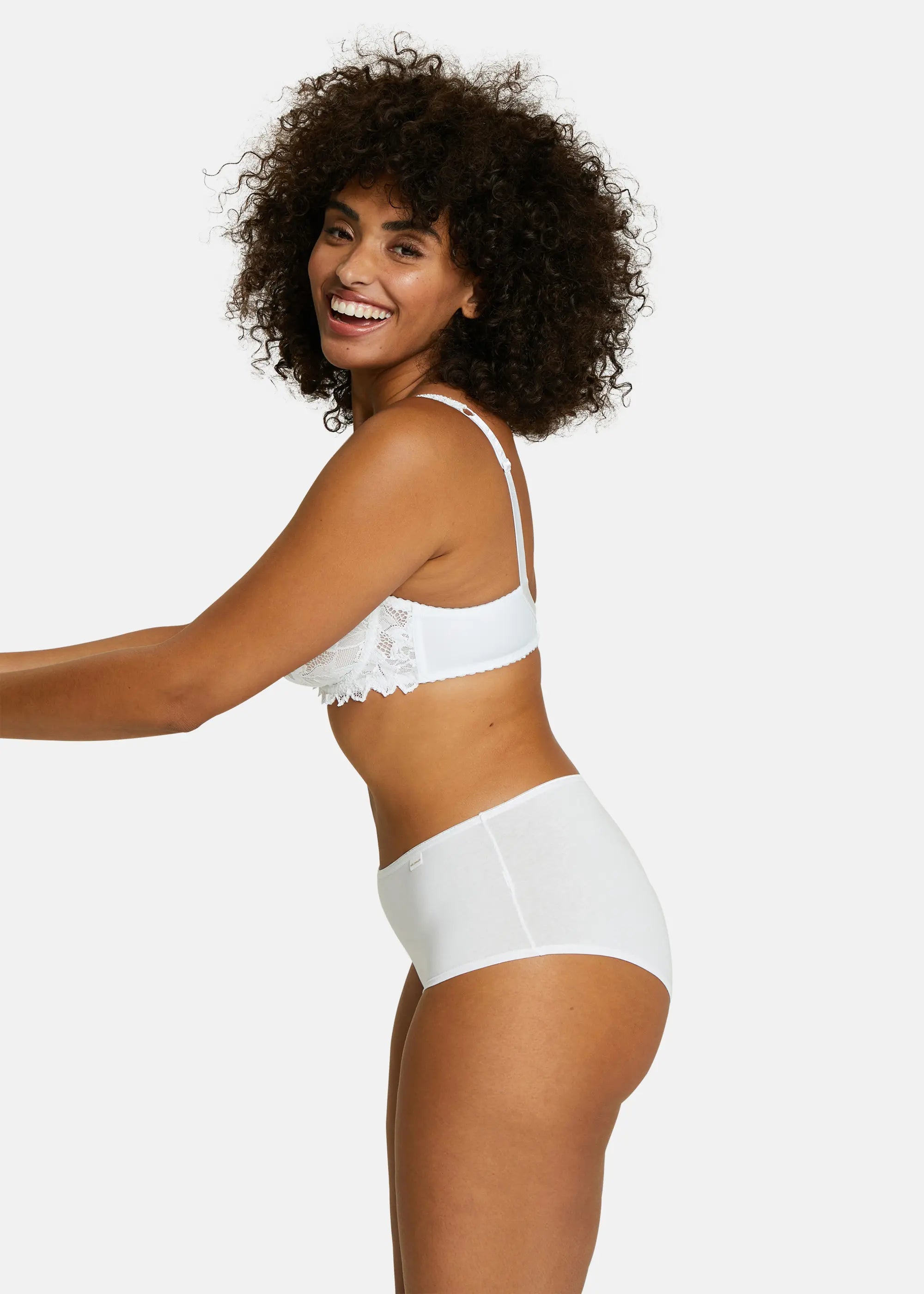 Pack de 3 shortys Simplement Coton Blanco