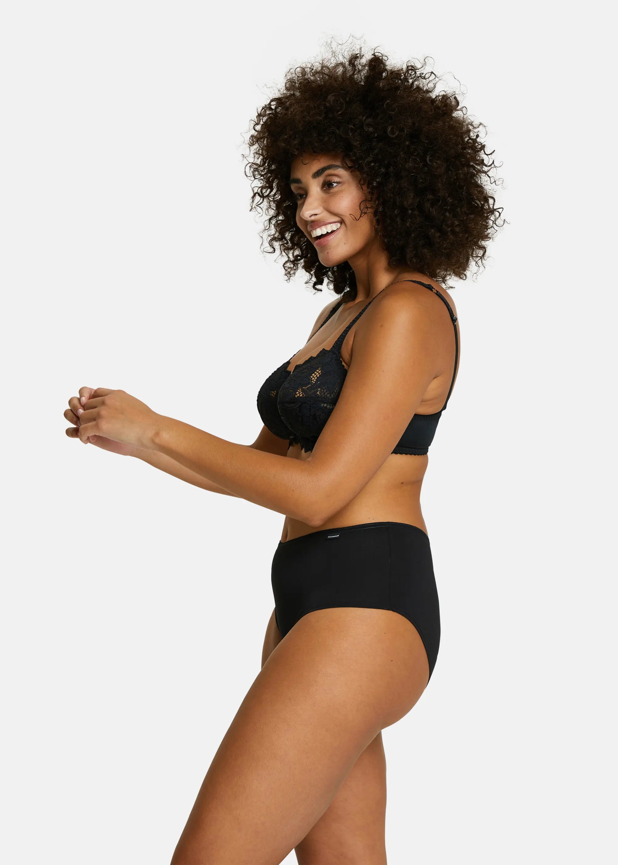 Shorty - Pack of 3 Simplement Coton B Black