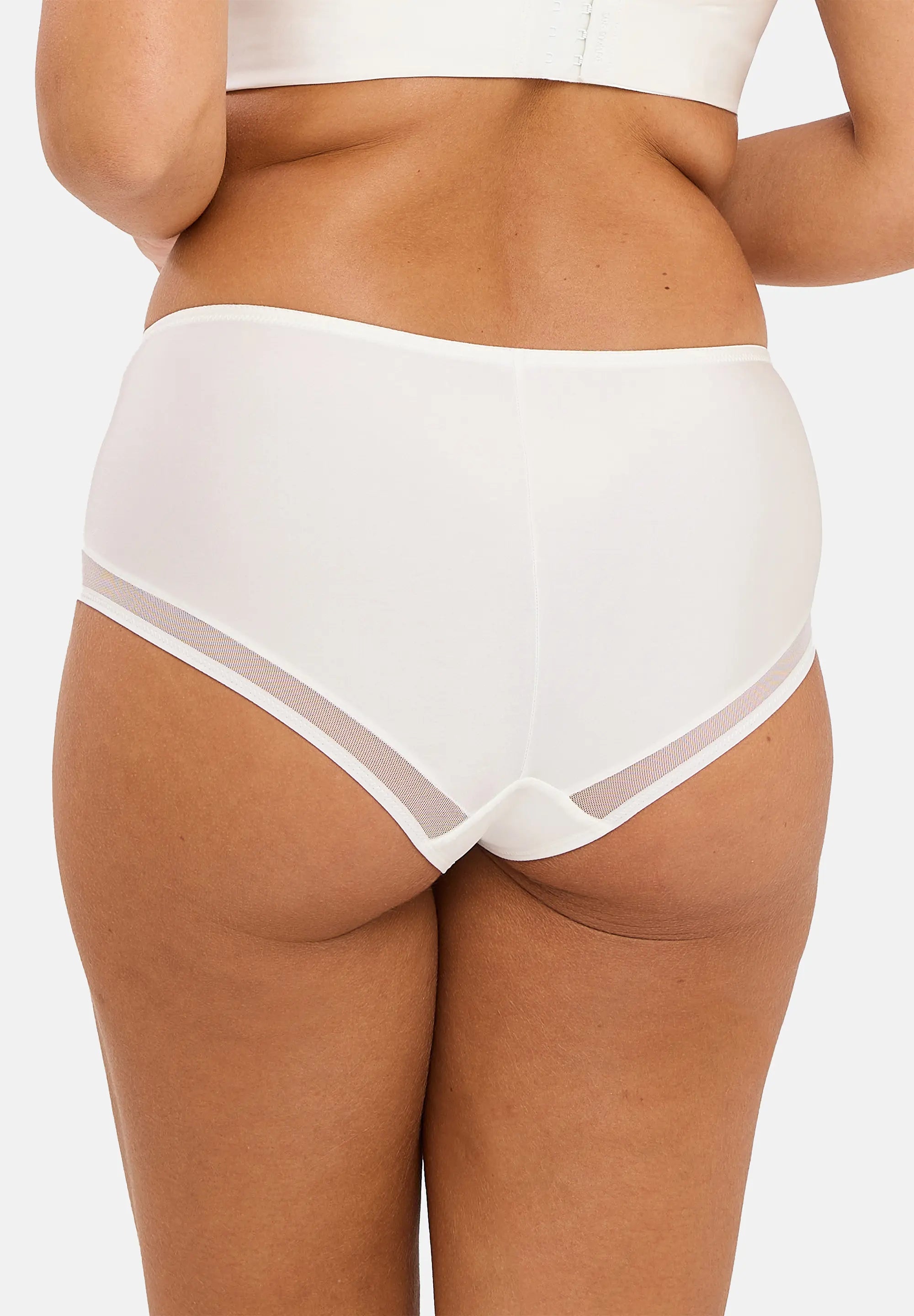 Shorty ivoire pour femme - de dos