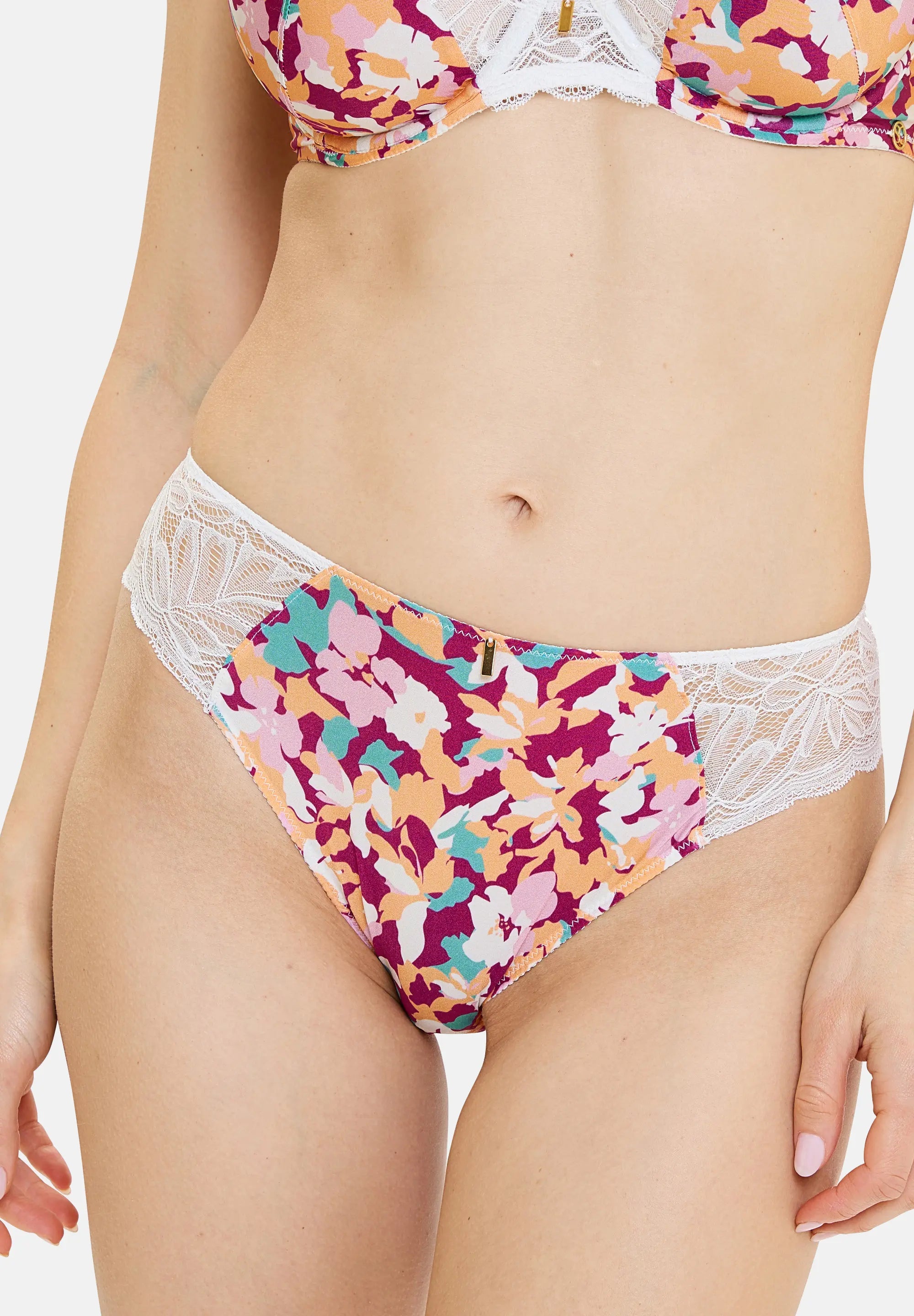 Slip Suzan Fantaisy Fleurs Fuschia