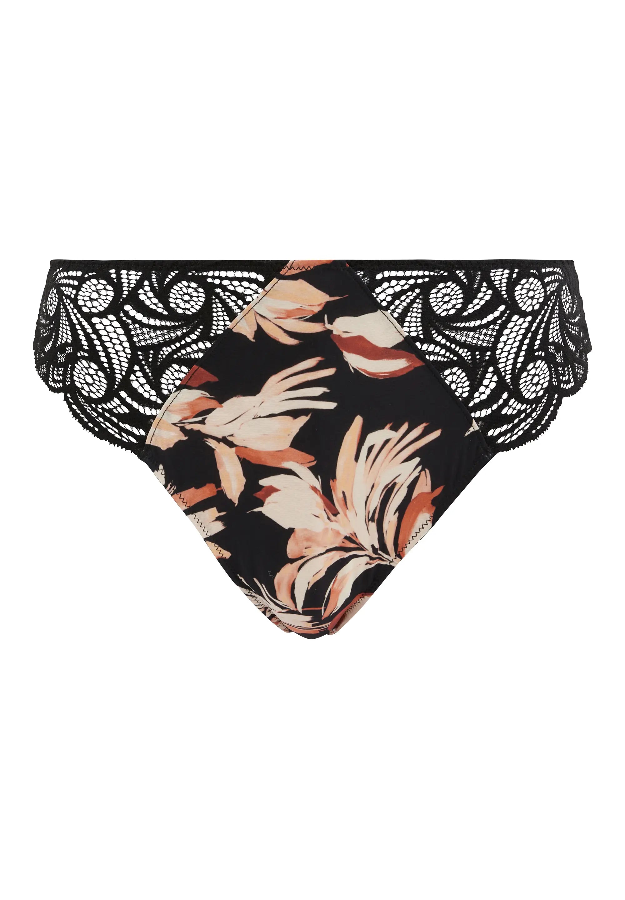 Slip Ariane Fantaisy Bladprint & Zwart