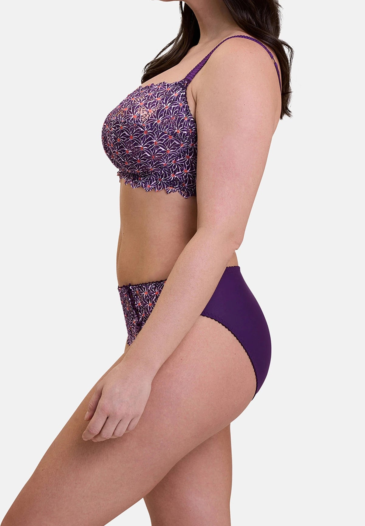 Slip Arum Mosaïc Imprimé Graphique Mûre – vue ambiance
