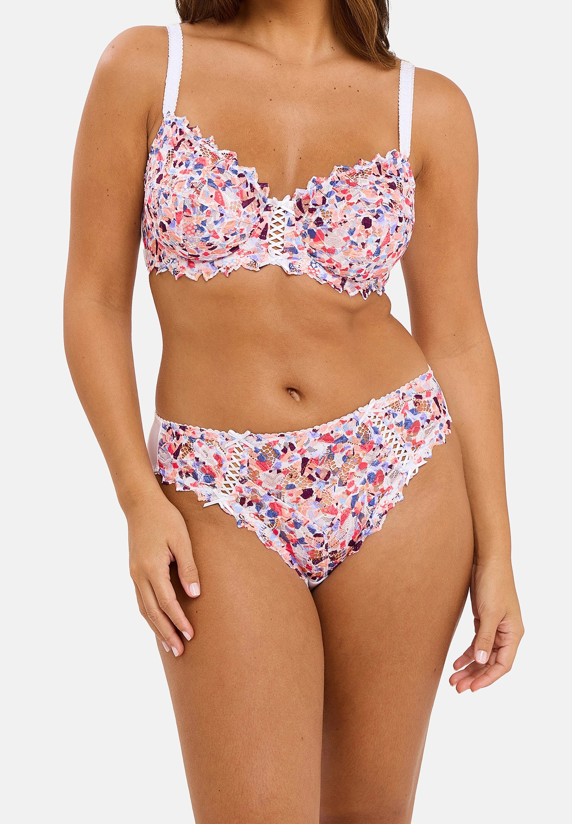 Slip Arum Mosaïc Imprimé Minéraux Multico – vue de face