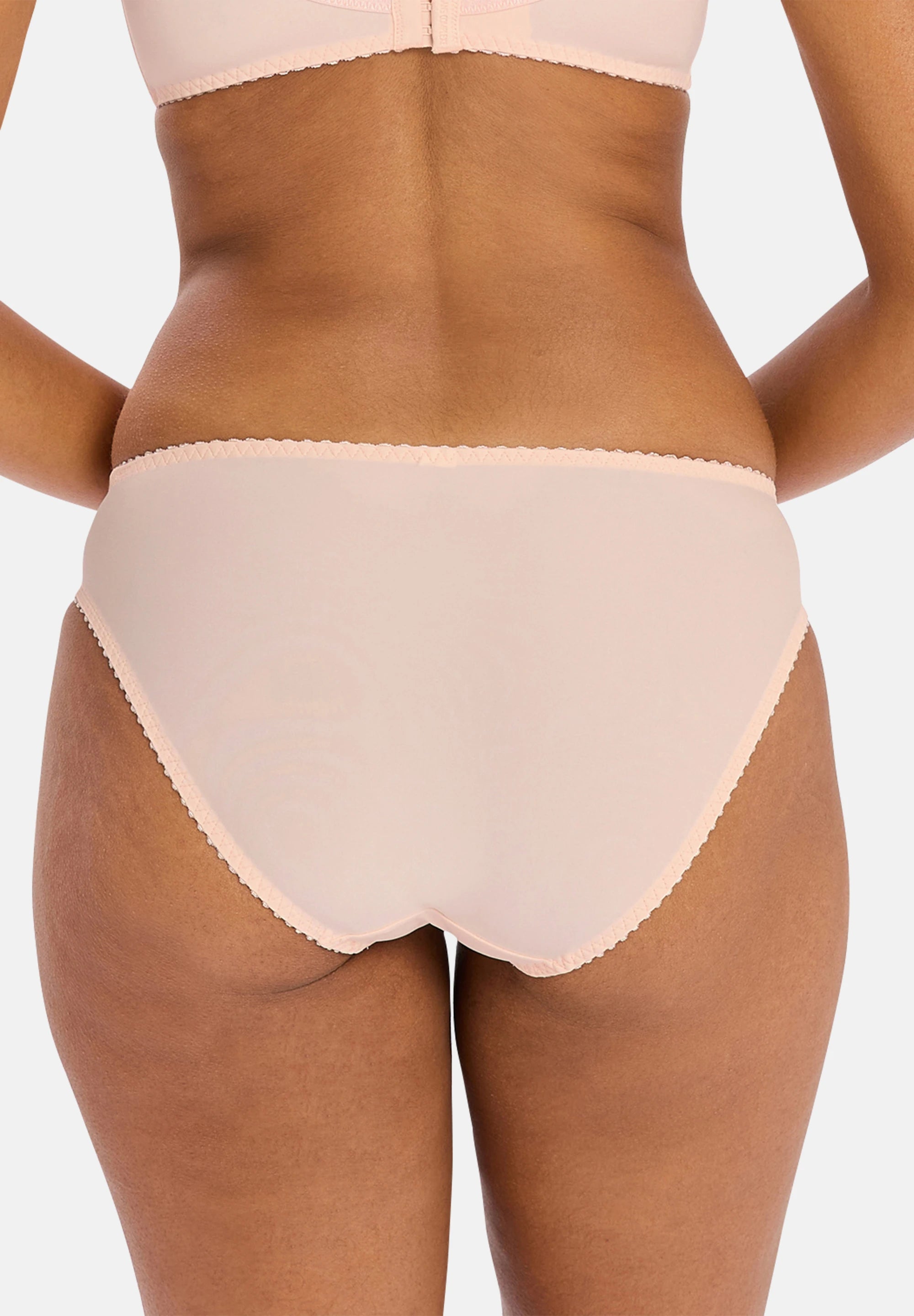 Vue de dos du slip Arum Mosaic en coloris floral rose - collection AH26