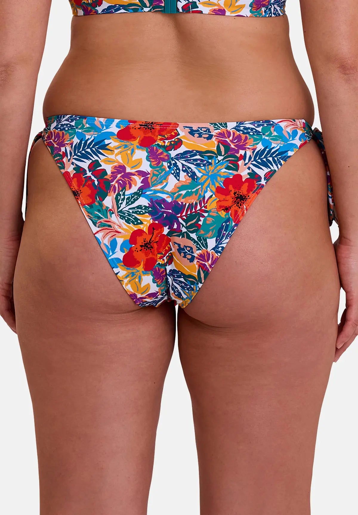 Slip de bain échancré pour femme - vu de dos