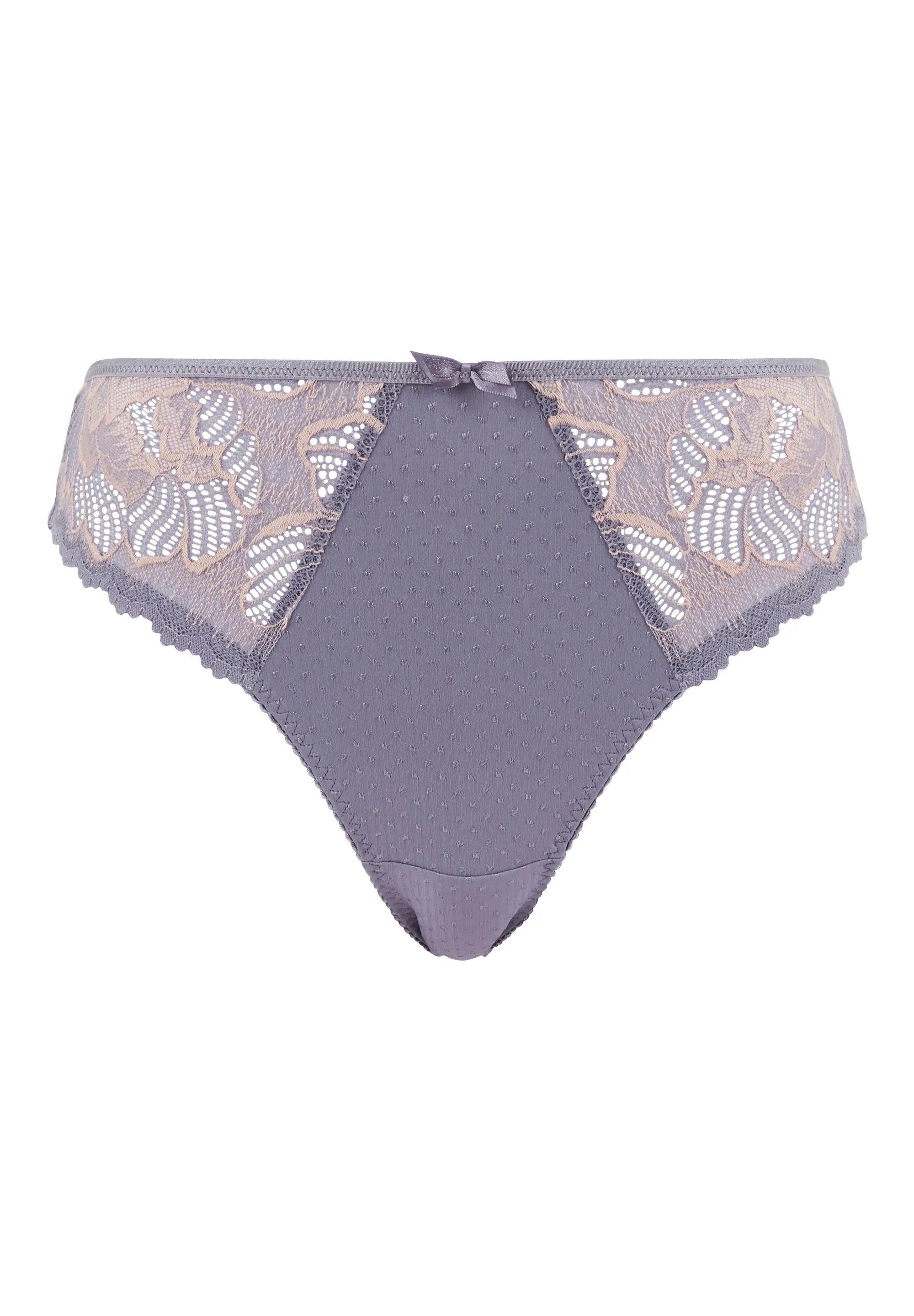 Slip Capucine Grijs & Zacht Roze