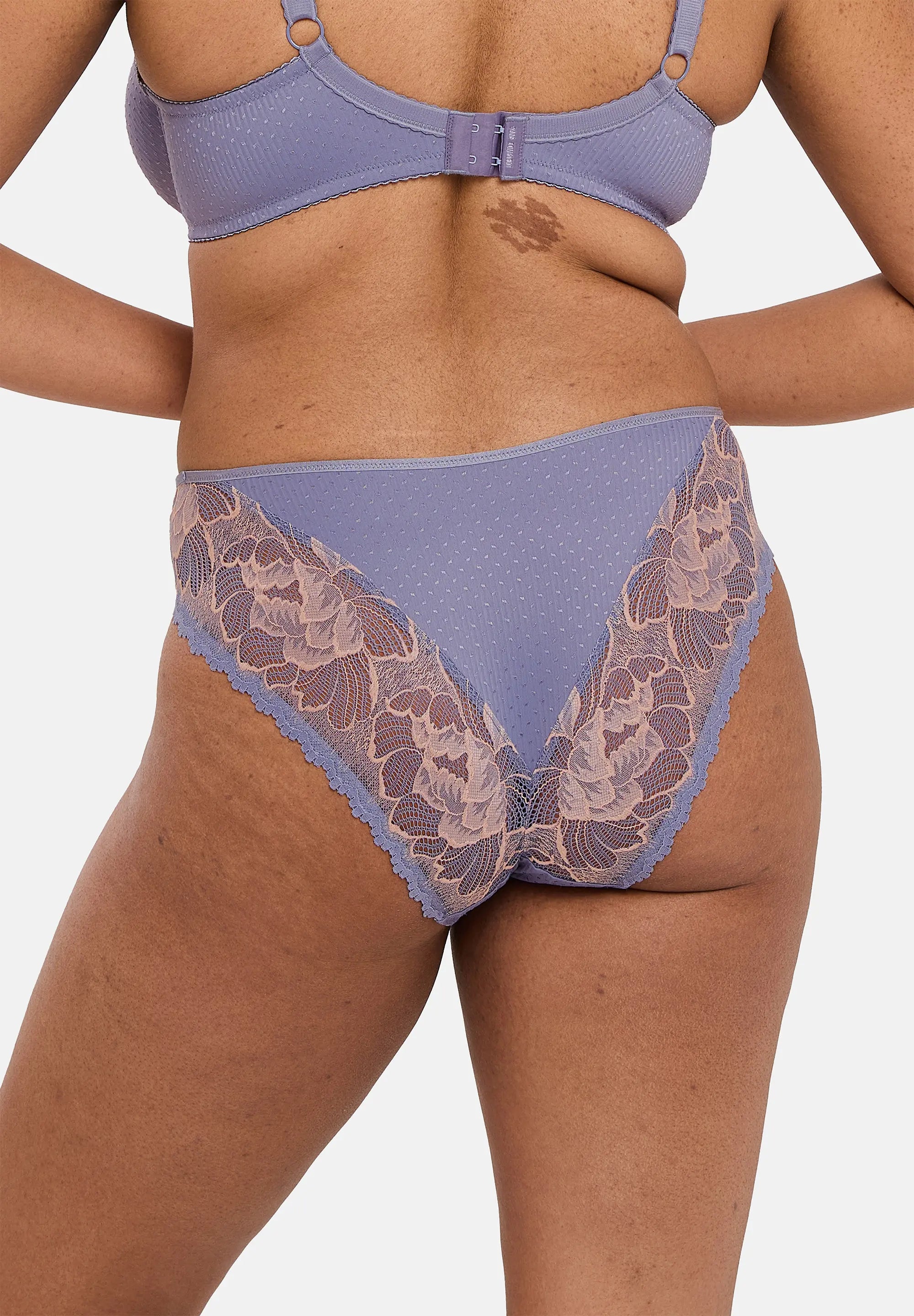 Slip Capucine Grijs & Zacht Roze